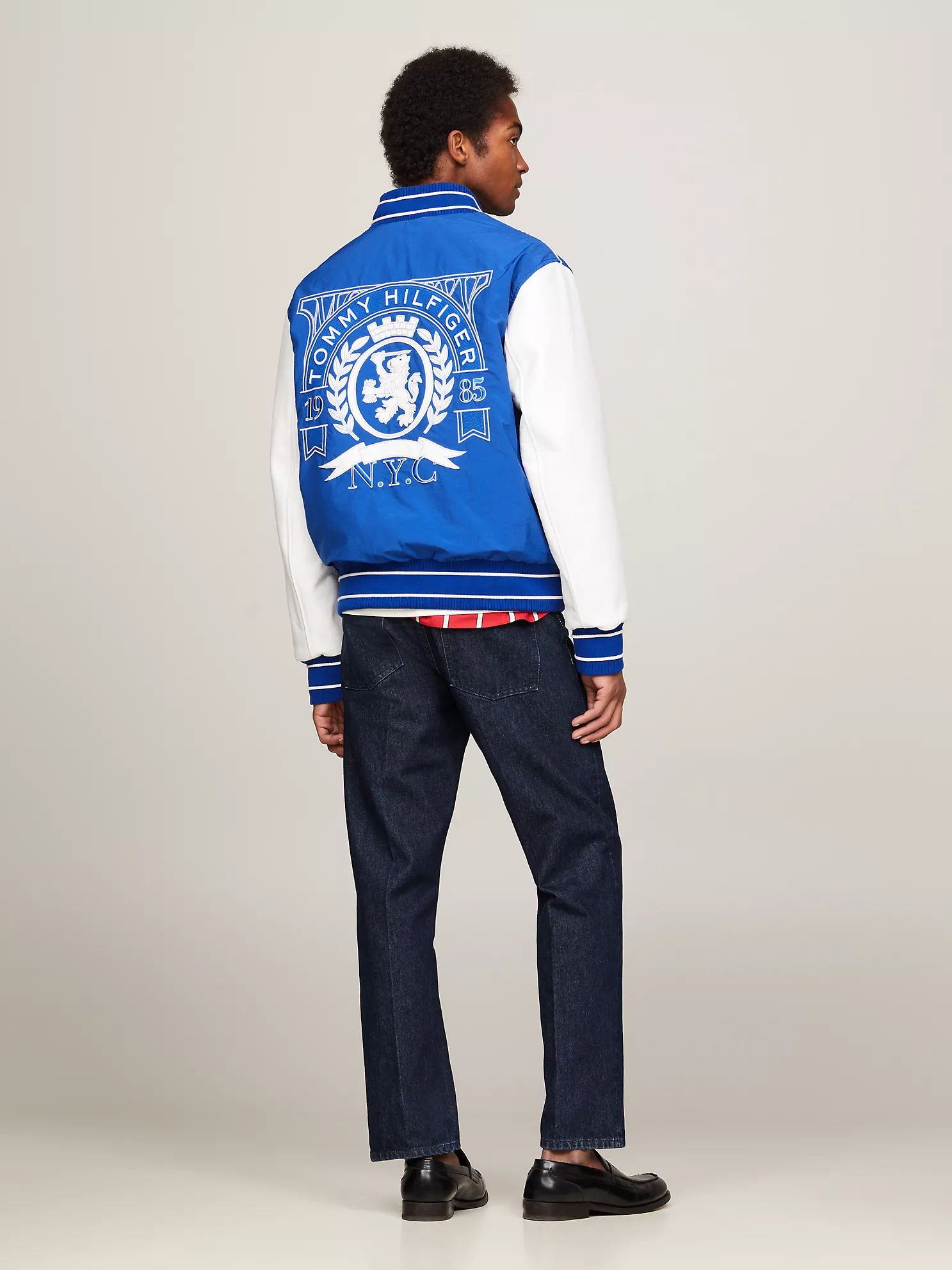 Crest Logo Varsity Jacket - Ultra Blue 6 Crest Logo Varsity Jacket
- Ultra Blue
