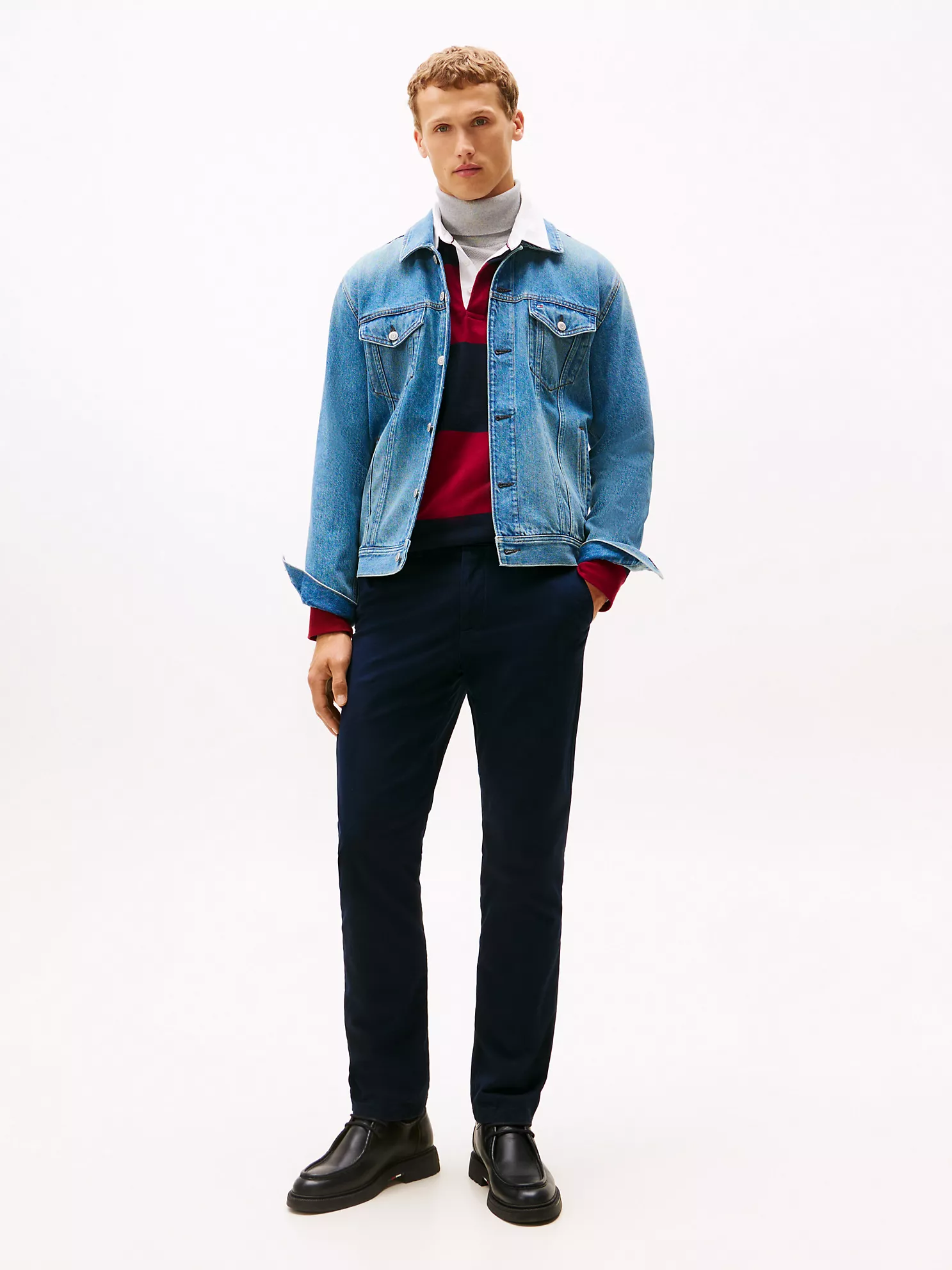 THFlex Tommy Straight Chino
         - Navy