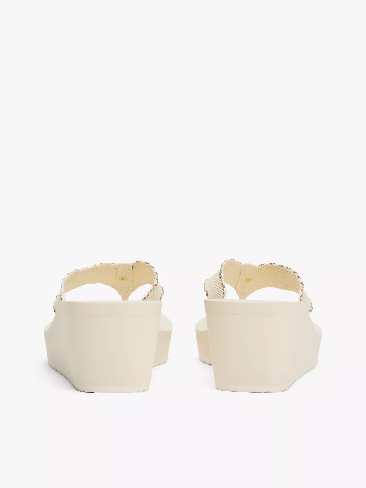 Wedge Flip-Flop - Muslin 12 Wedge Flip-Flop
- Muslin