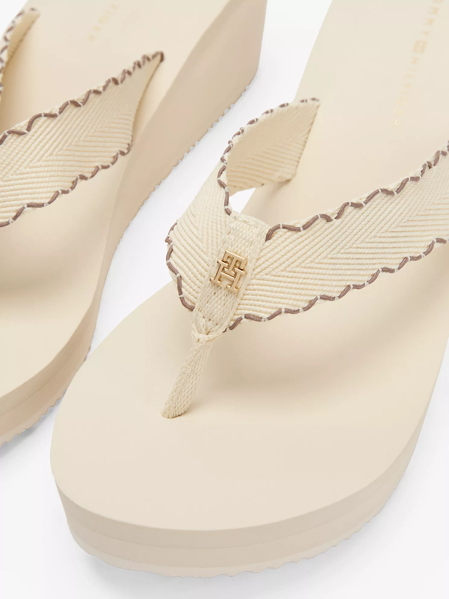 Wedge Flip-Flop - Muslin 14 Wedge Flip-Flop
- Muslin