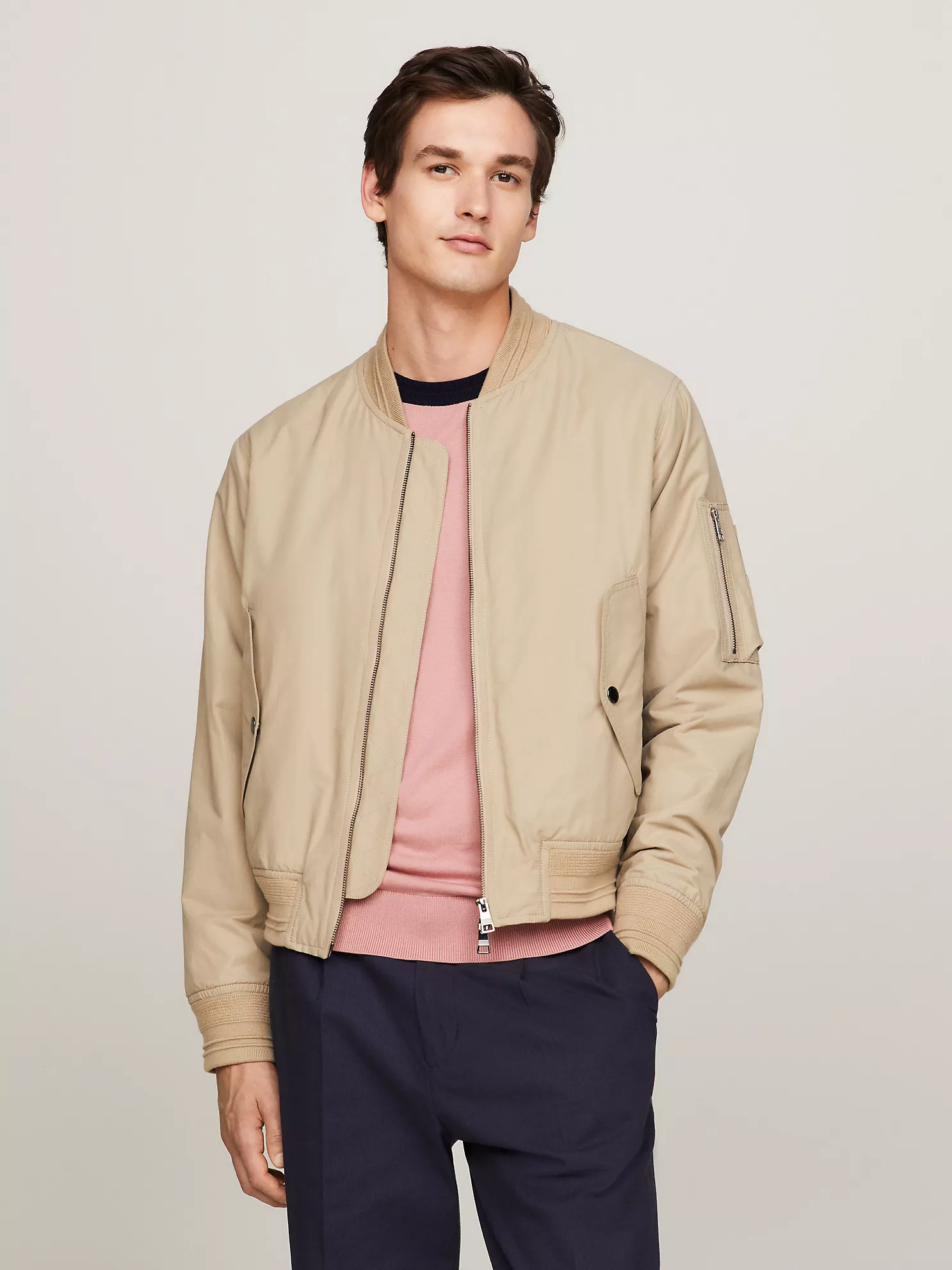 Tech Bomber Jacket - Batique Khaki 1 Tech Bomber Jacket
- Batique Khaki