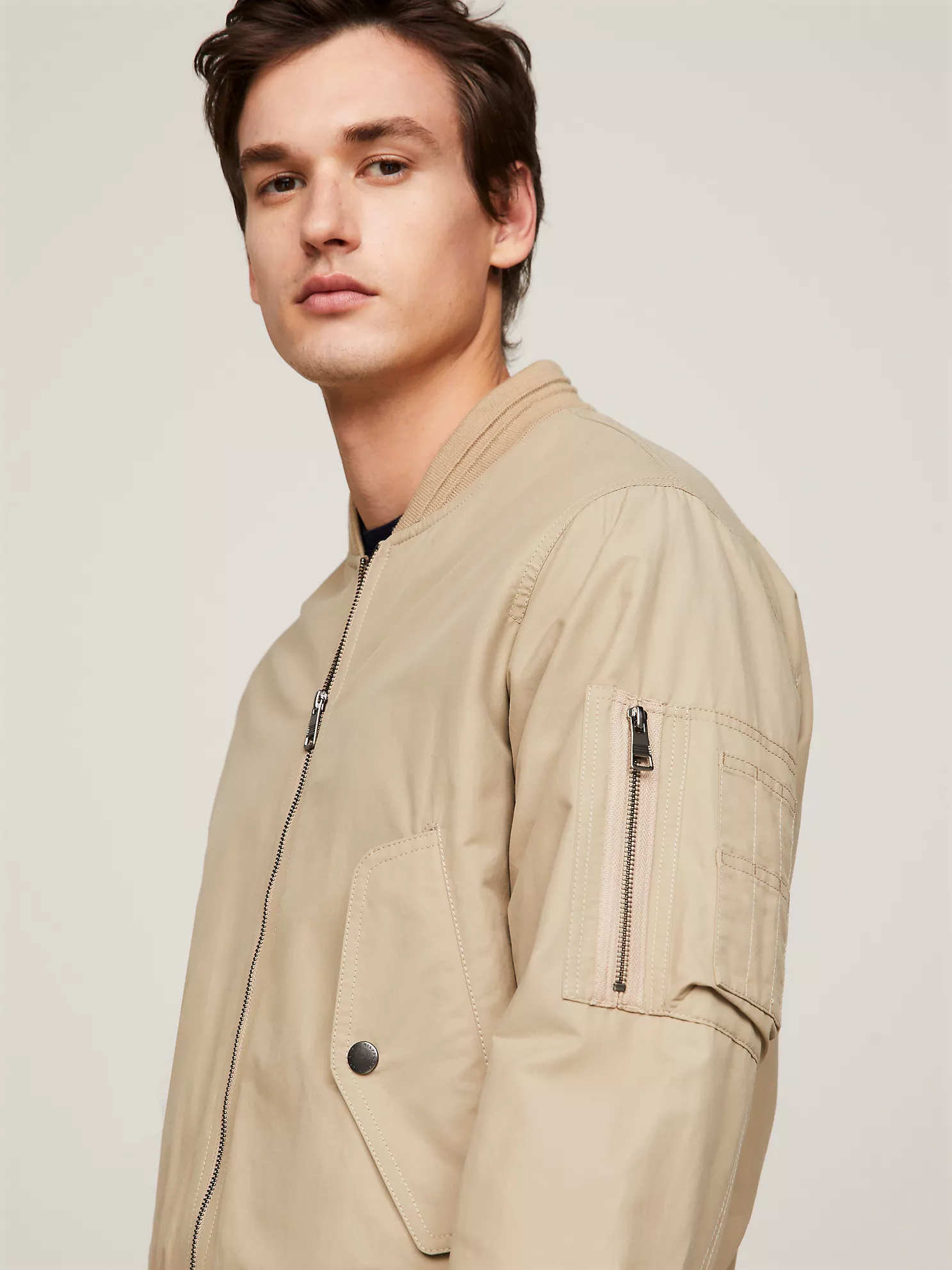 Tech Bomber Jacket - Batique Khaki 7 Tech Bomber Jacket
- Batique Khaki
