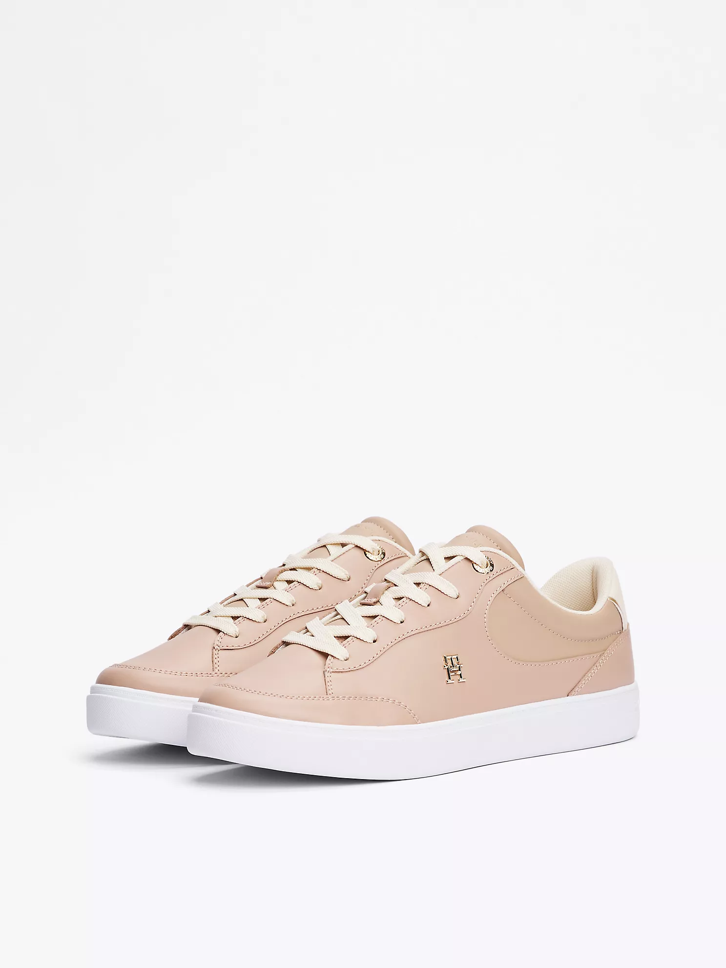 Monogram Leather Court Sneaker - Claystone 10 Monogram Leather Court Sneaker
- Claystone