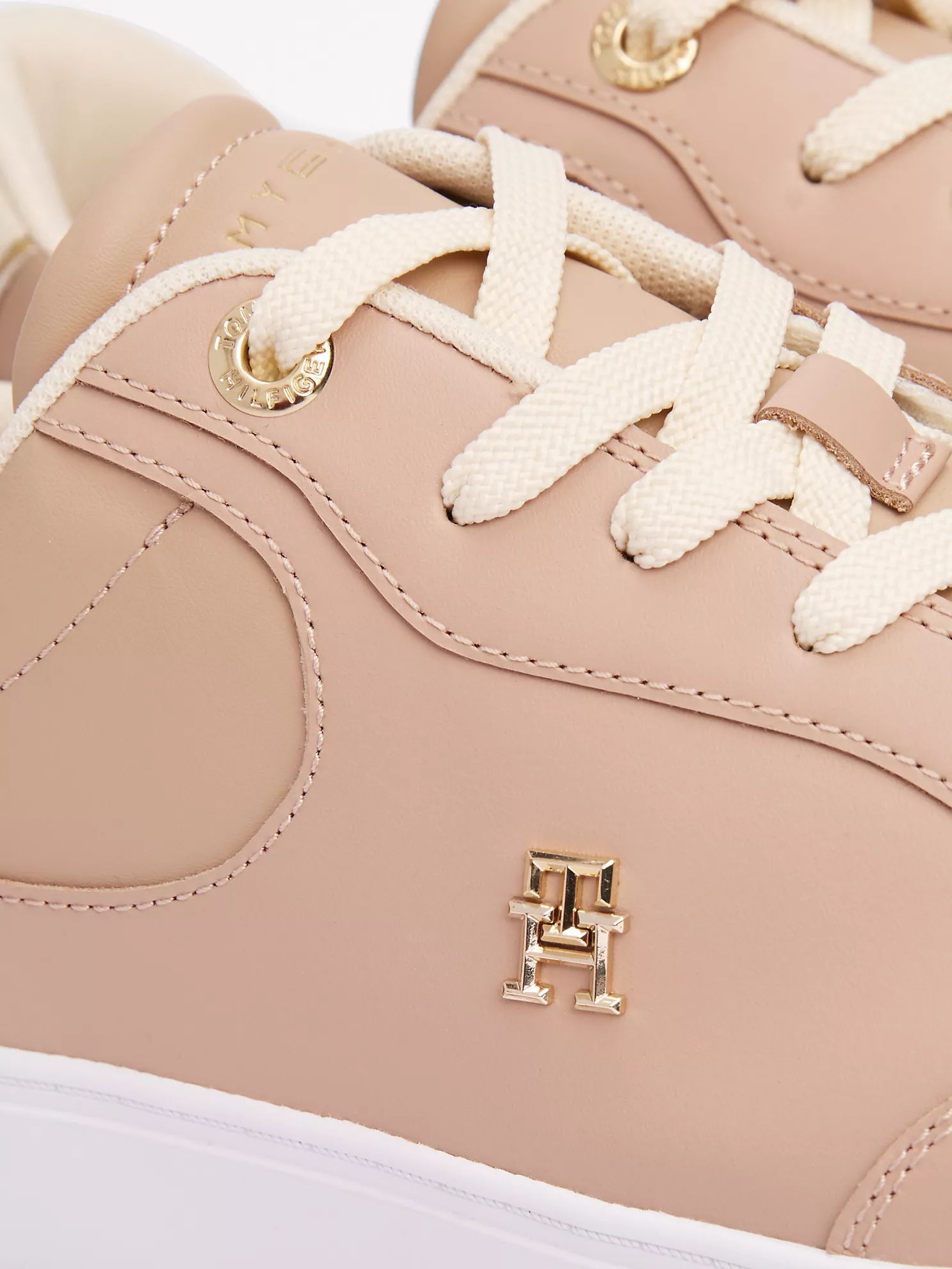 Monogram Leather Court Sneaker - Claystone 14 Monogram Leather Court Sneaker
- Claystone