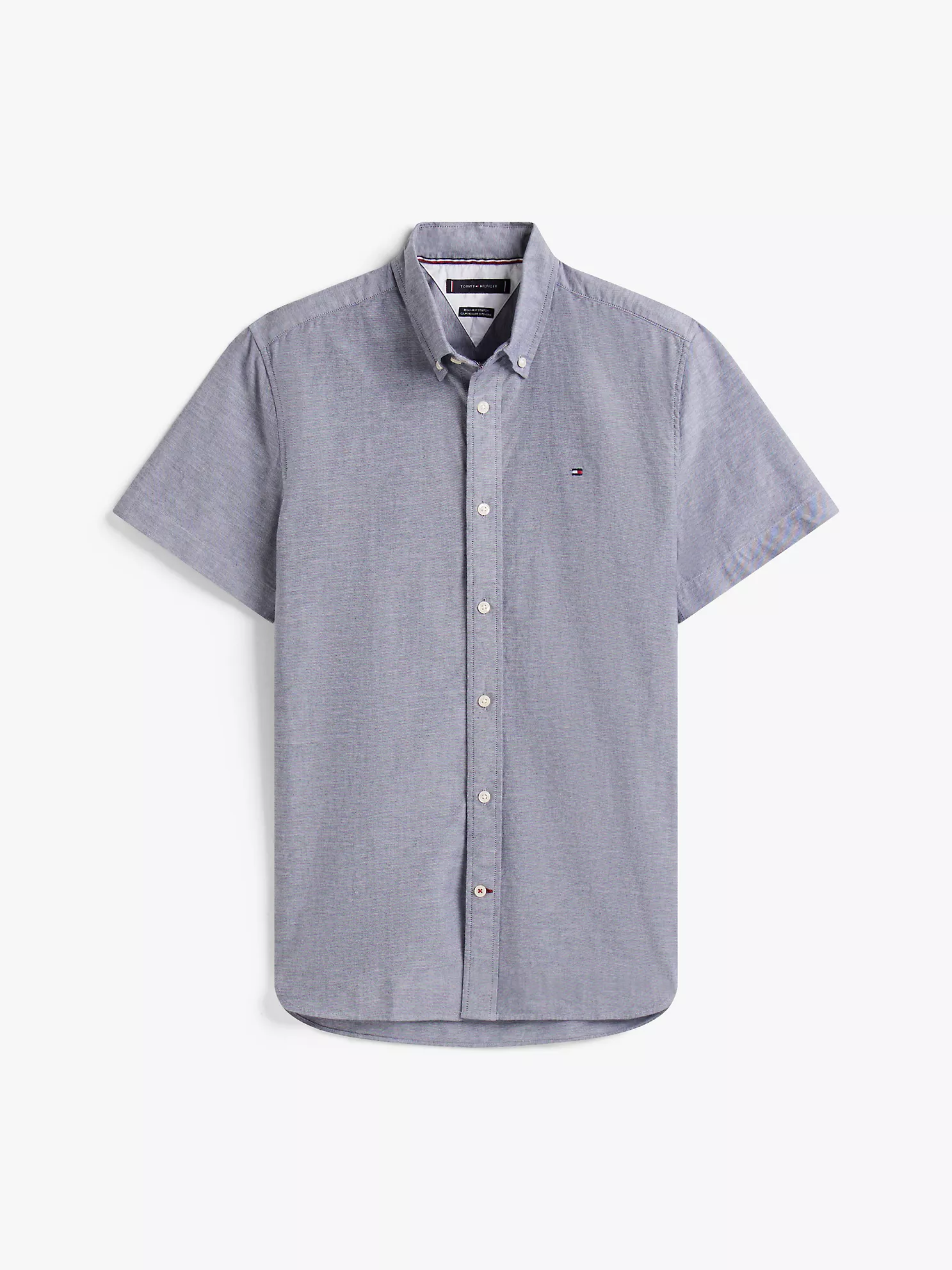 Regular Fit Stretch Oxford Shirt - Faded Chambray Blue 10 Regular Fit Stretch Oxford Shirt
- Faded Chambray Blue