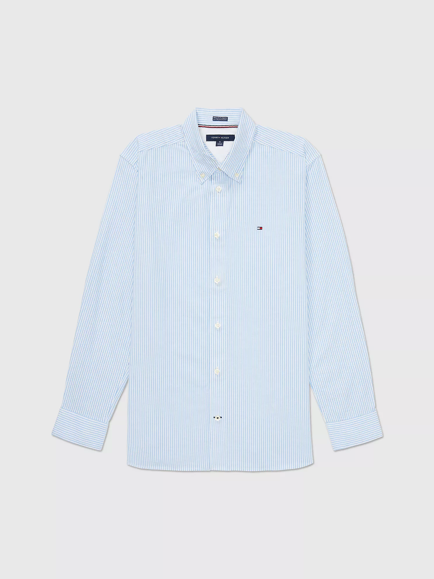 Regular Fit Stripe Stretch Shirt - Copenhagen Blue 1 Regular Fit Stripe Stretch Shirt
- Copenhagen Blue