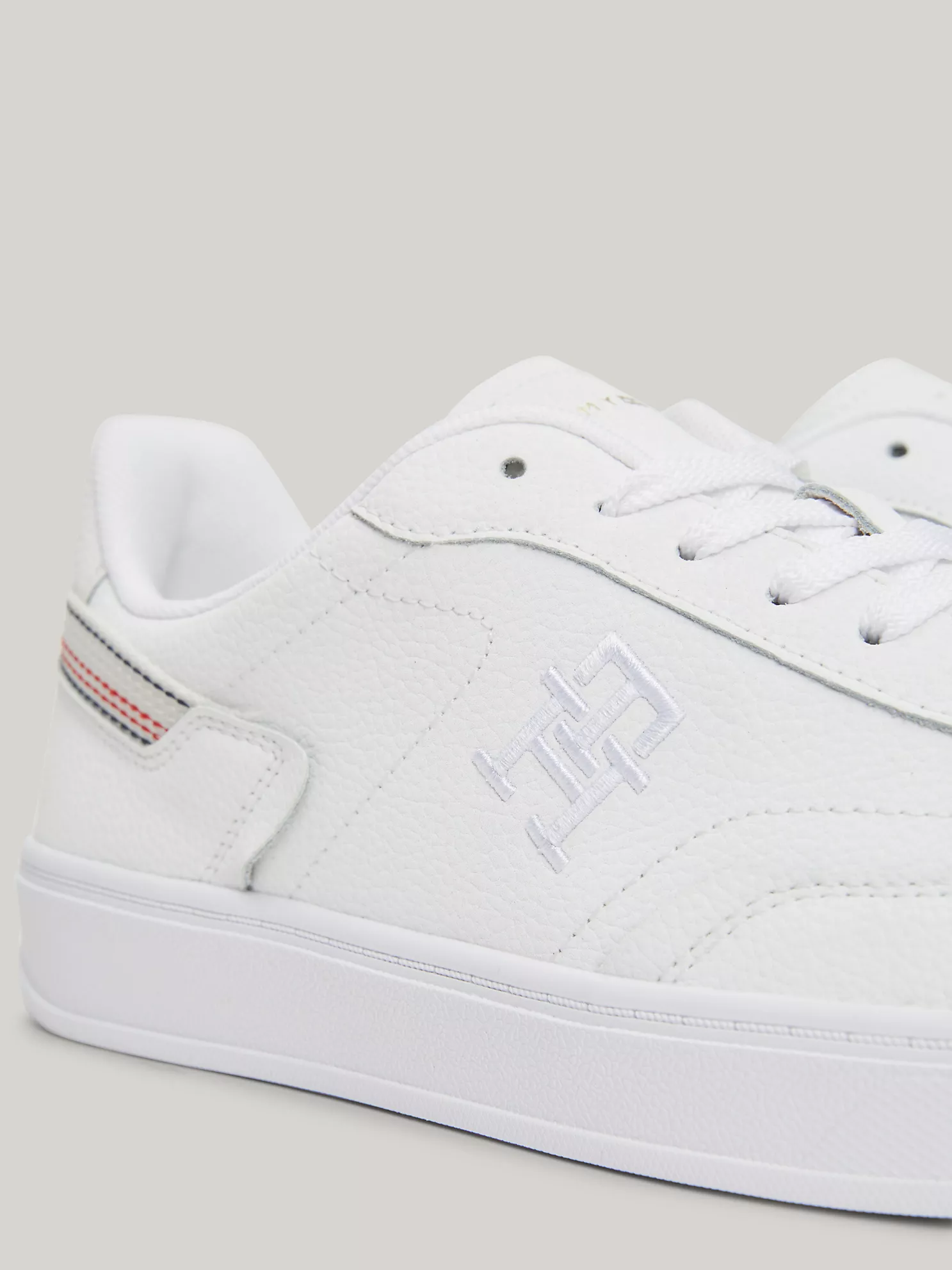 TH Logo Signature Stitch Sneaker - White 12 TH Logo Signature Stitch Sneaker
- White