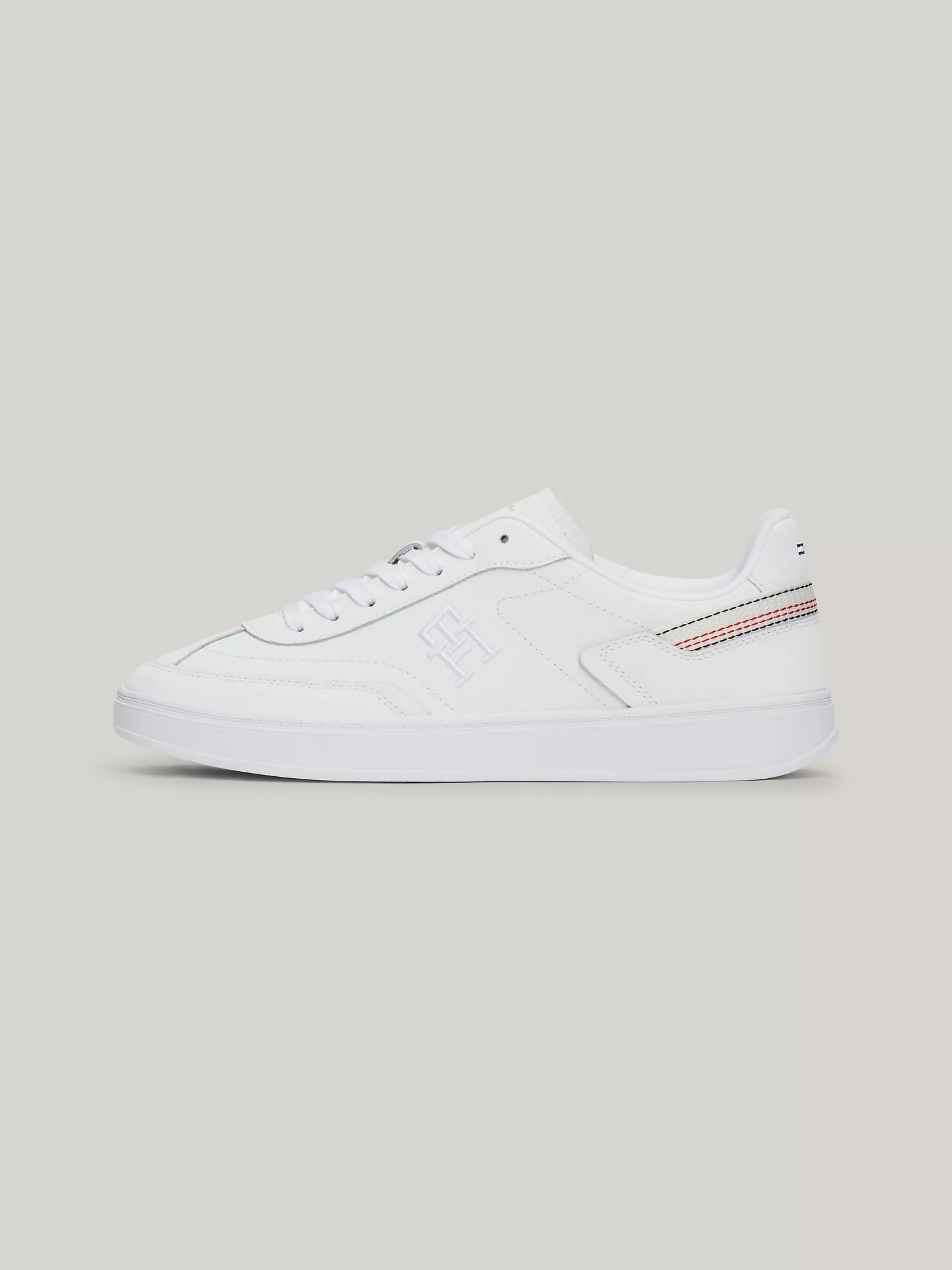 TH Logo Signature Stitch Sneaker - White 13 TH Logo Signature Stitch Sneaker
- White