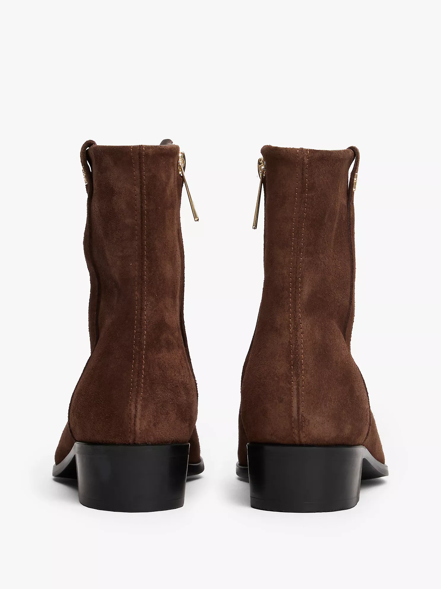 Suede Zip Ankle Boot - Legacy Brown 12 Suede Zip Ankle Boot
- Legacy Brown
