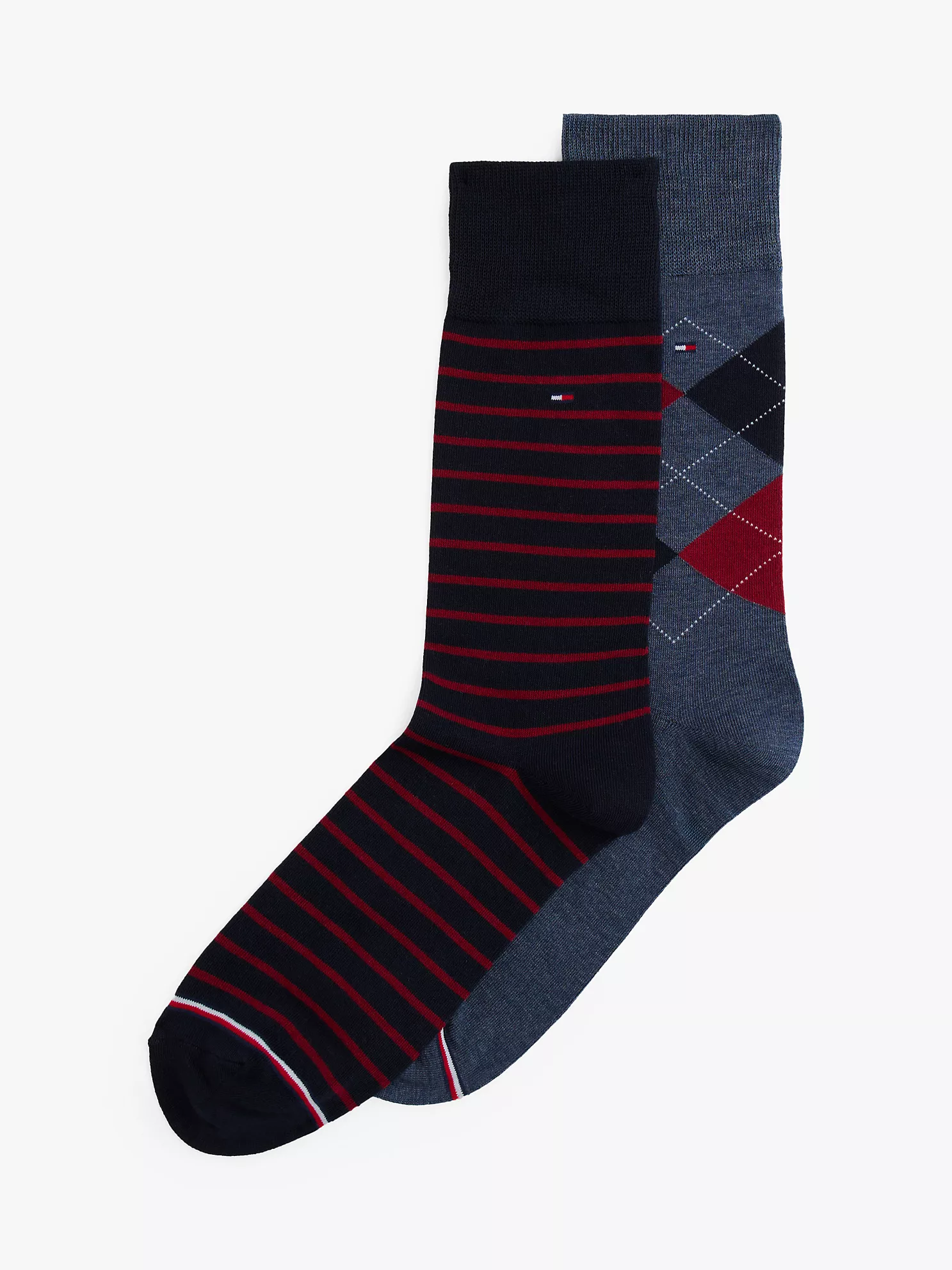 Trouser Sock 2-Pack
         - Blue Heather / Multi