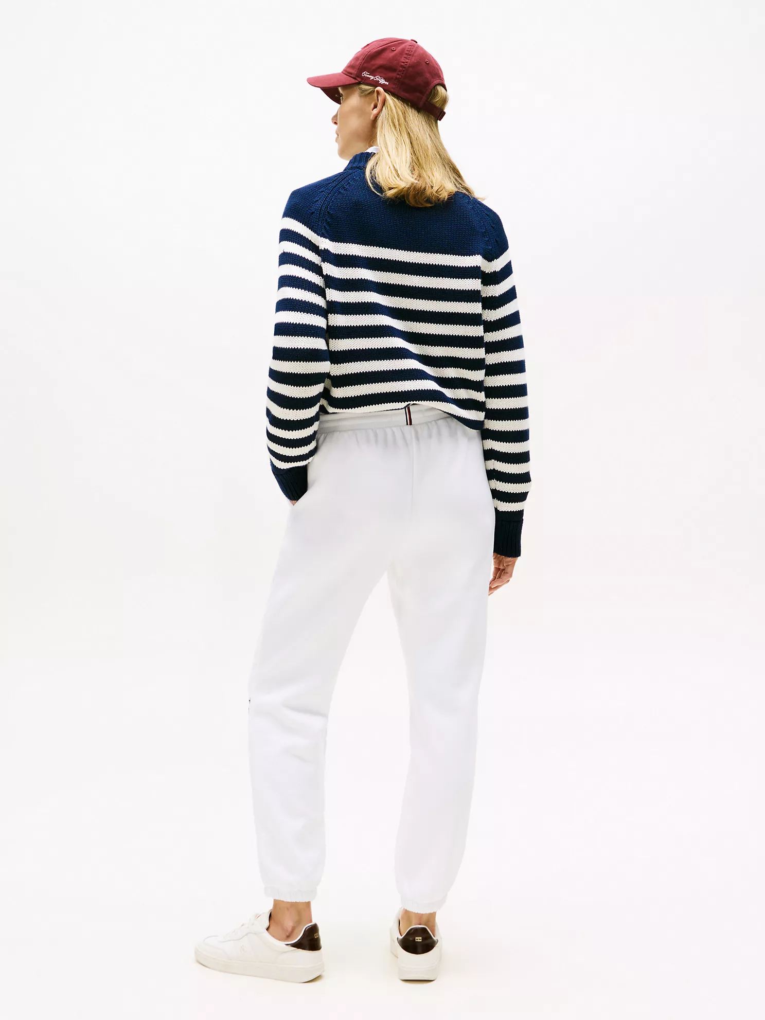 Embroidered Tommy Logo Sweatpant - Optic White 9 Embroidered Tommy Logo Sweatpant
- Optic White
