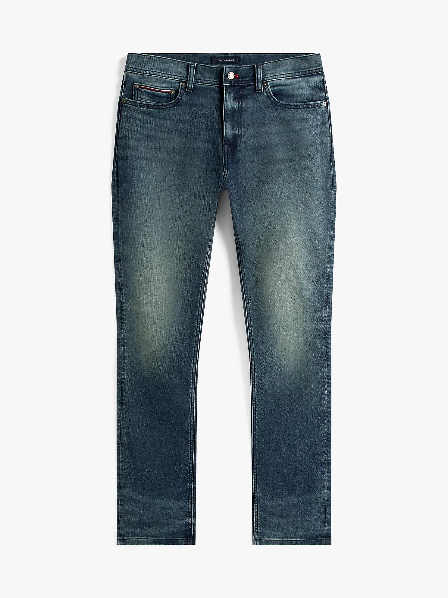 Stretch Straight Jean - Mid Blue Wash Denim 10 Stretch Straight Jean
- Mid Blue Wash Denim