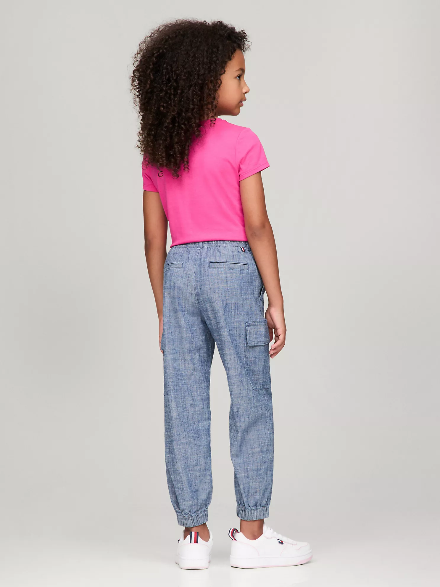Kids' Stretch Chino Cargo Jogger - Dark Wash Chambray 8 Kids' Stretch Chino Cargo Jogger
- Dark Wash Chambray