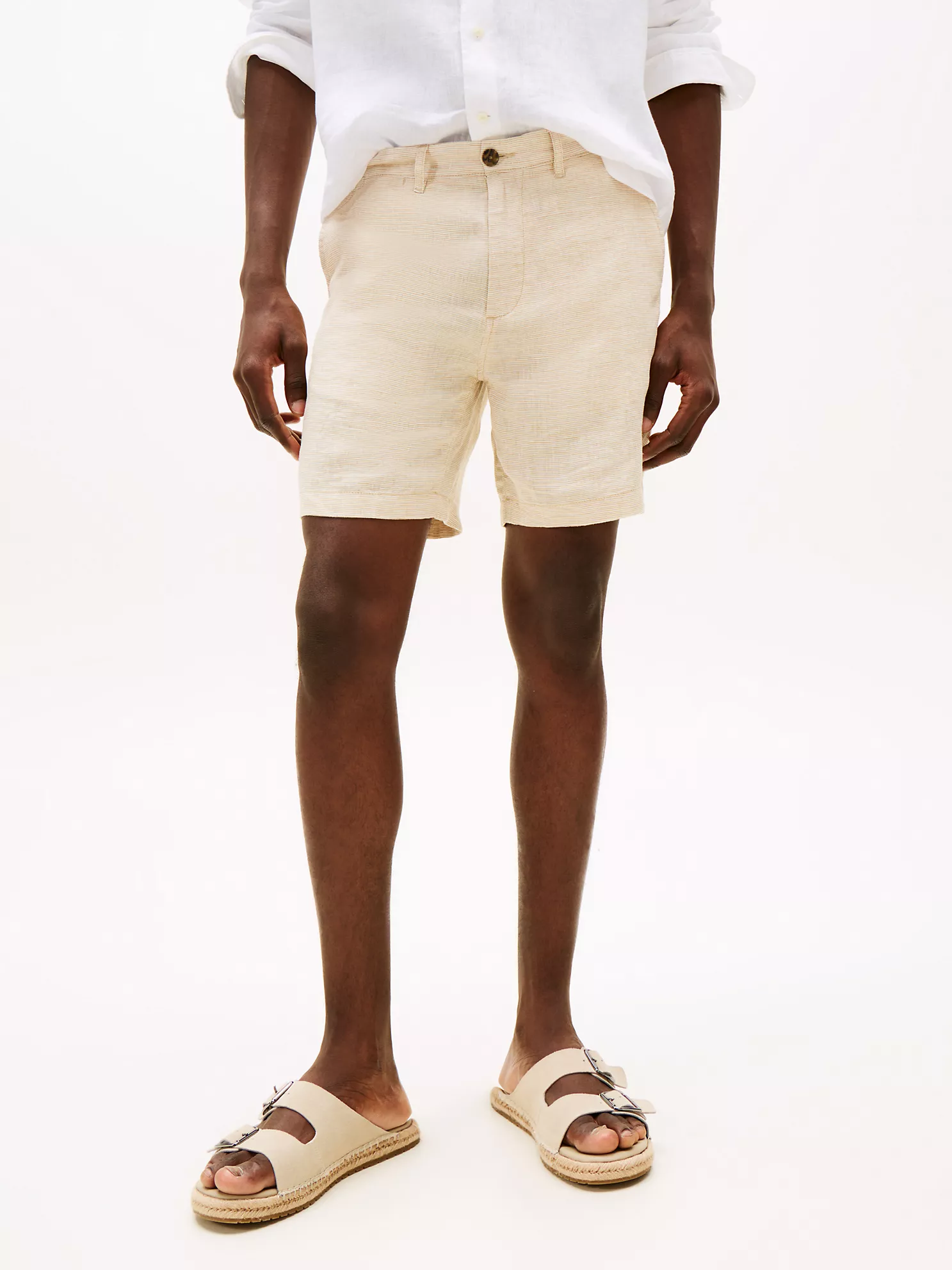 Stripe Linen 7" Short - Crepe Stripe 7 Stripe Linen 7" Short
- Crepe Stripe