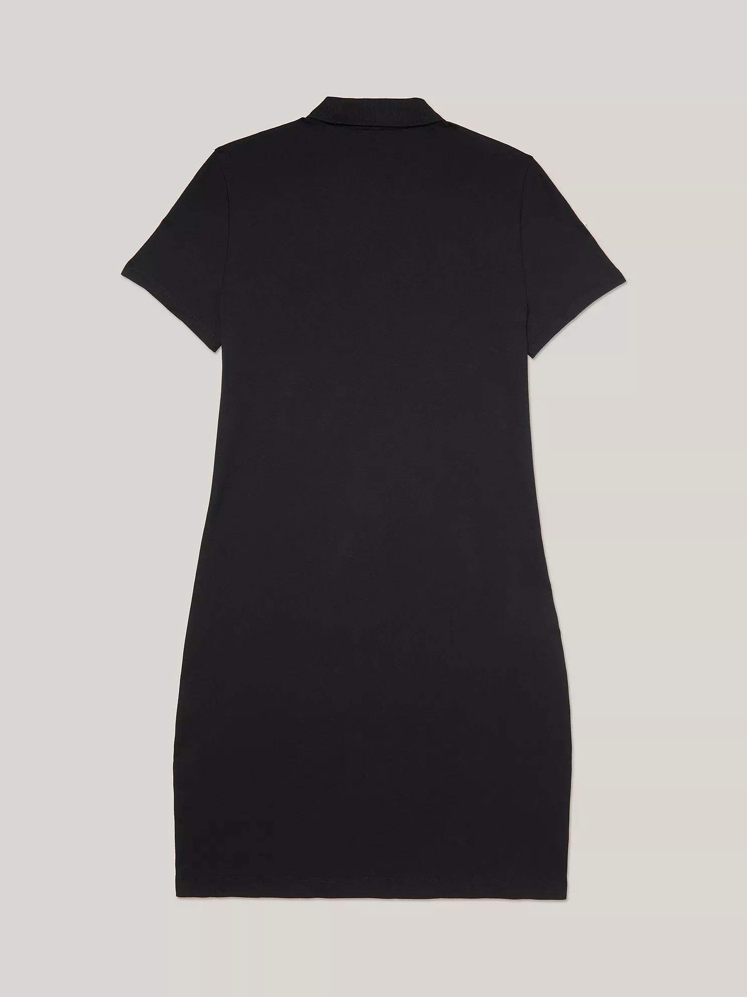 Logo Zip Polo Dress - Black 1 Logo Zip Polo Dress
- Black