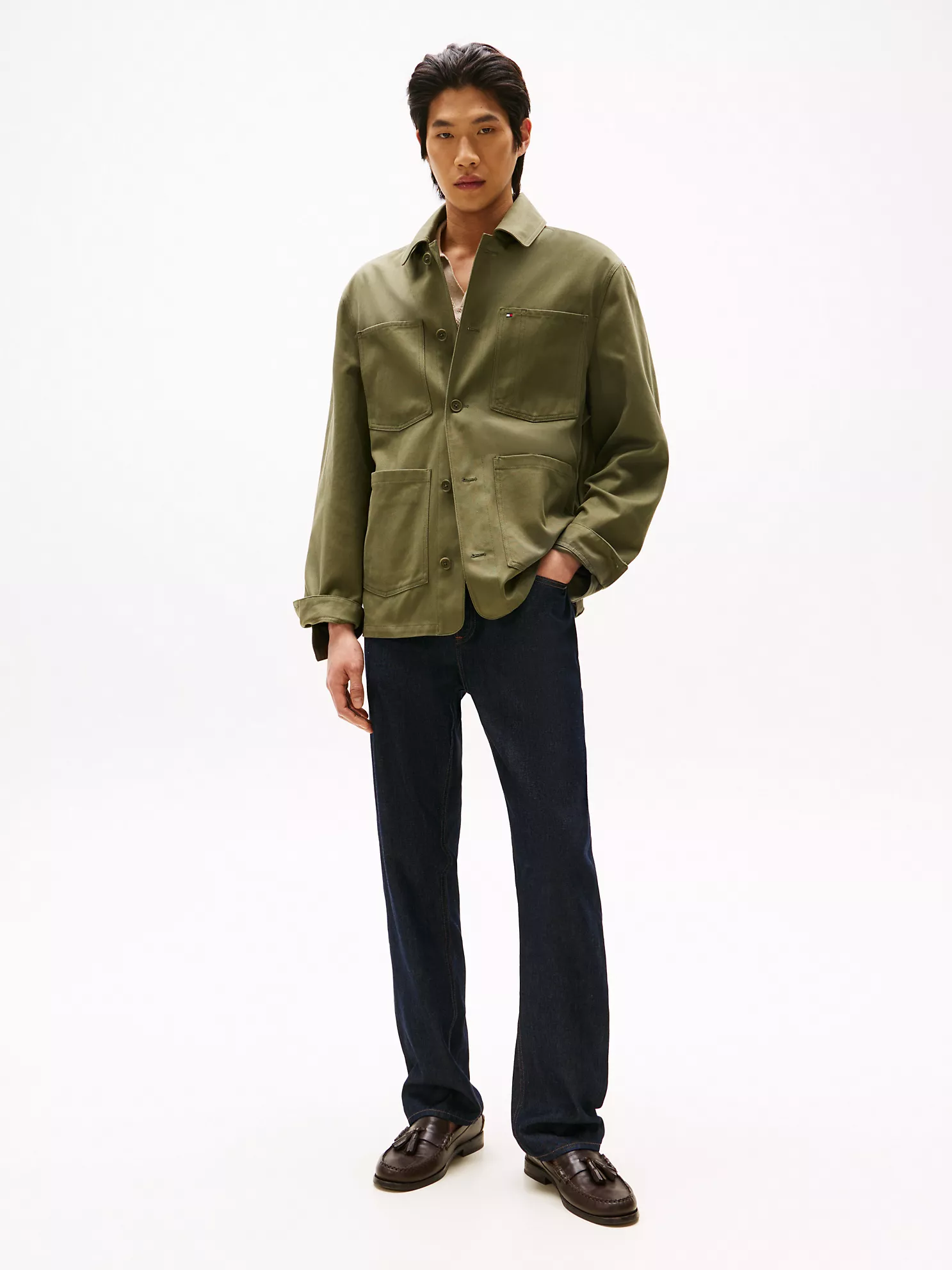 Dark Wash Regular Fit Jean - Dark Wash Denim 1 Dark Wash Regular Fit Jean
- Dark Wash Denim