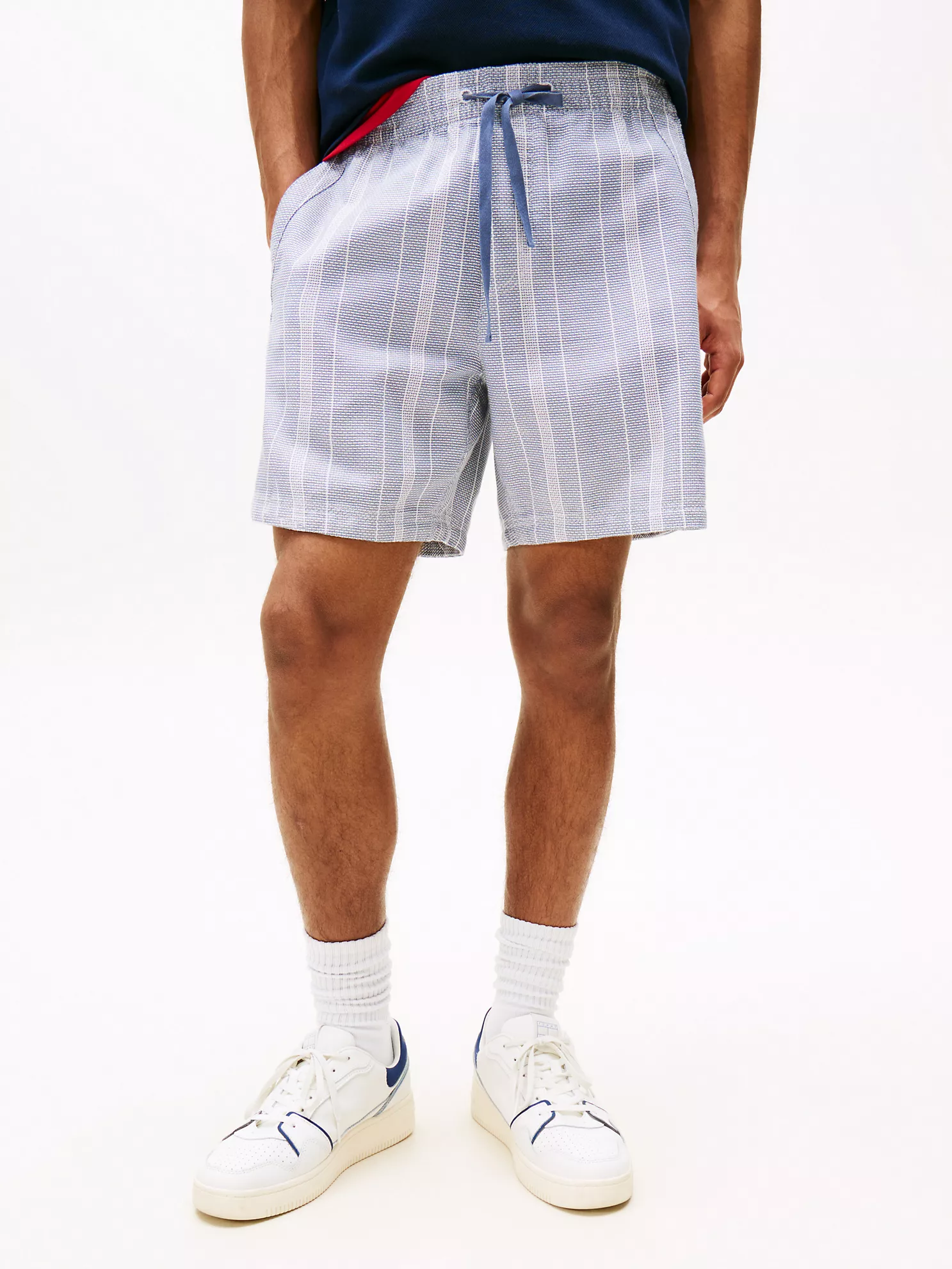 Tommy Jeans Textured Stripe Beach Short - Blue Moment Stripe 7 Tommy Jeans Textured Stripe Beach Short
- Blue Moment Stripe