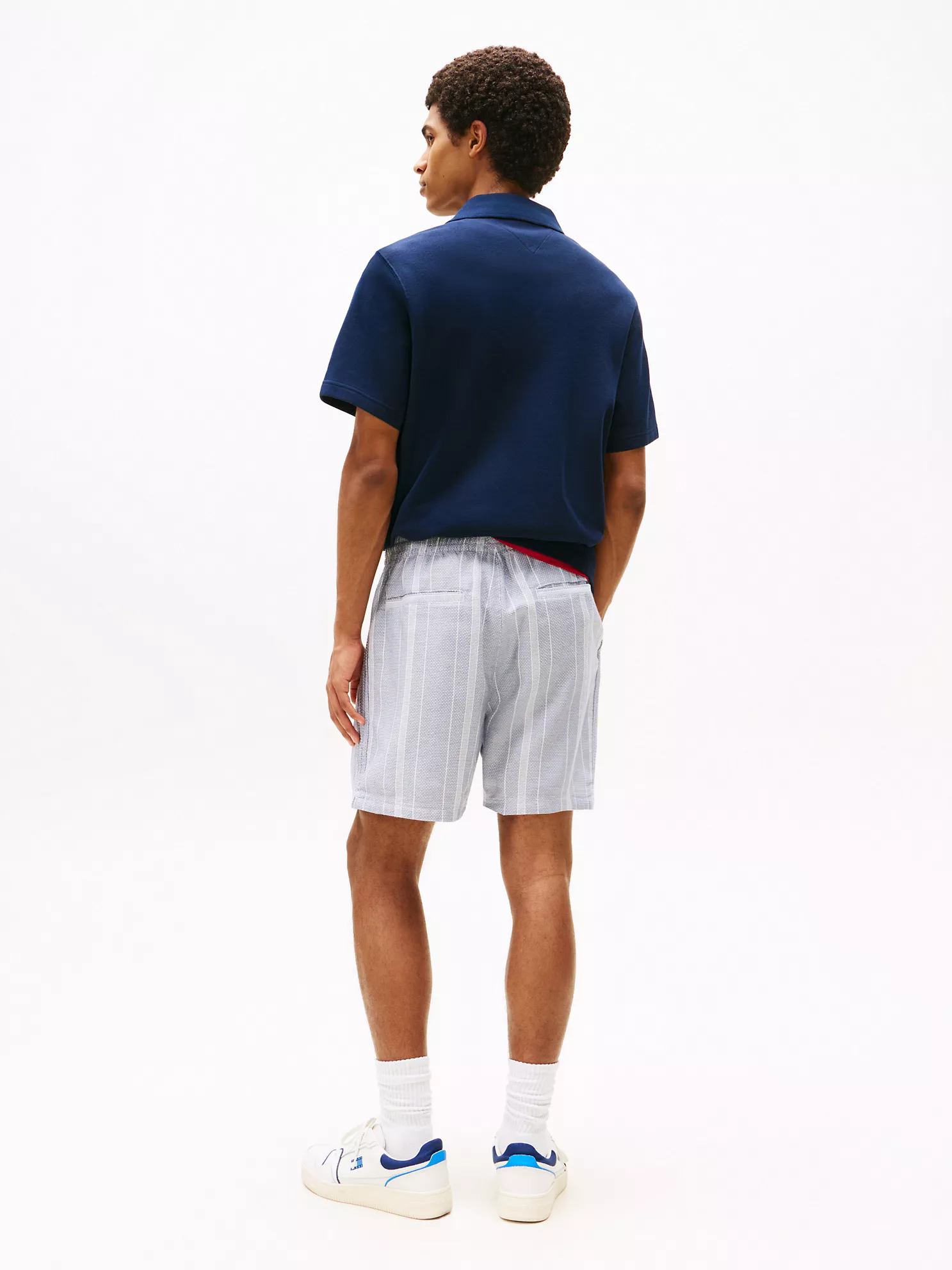 Tommy Jeans Textured Stripe Beach Short - Blue Moment Stripe 9 Tommy Jeans Textured Stripe Beach Short
- Blue Moment Stripe
