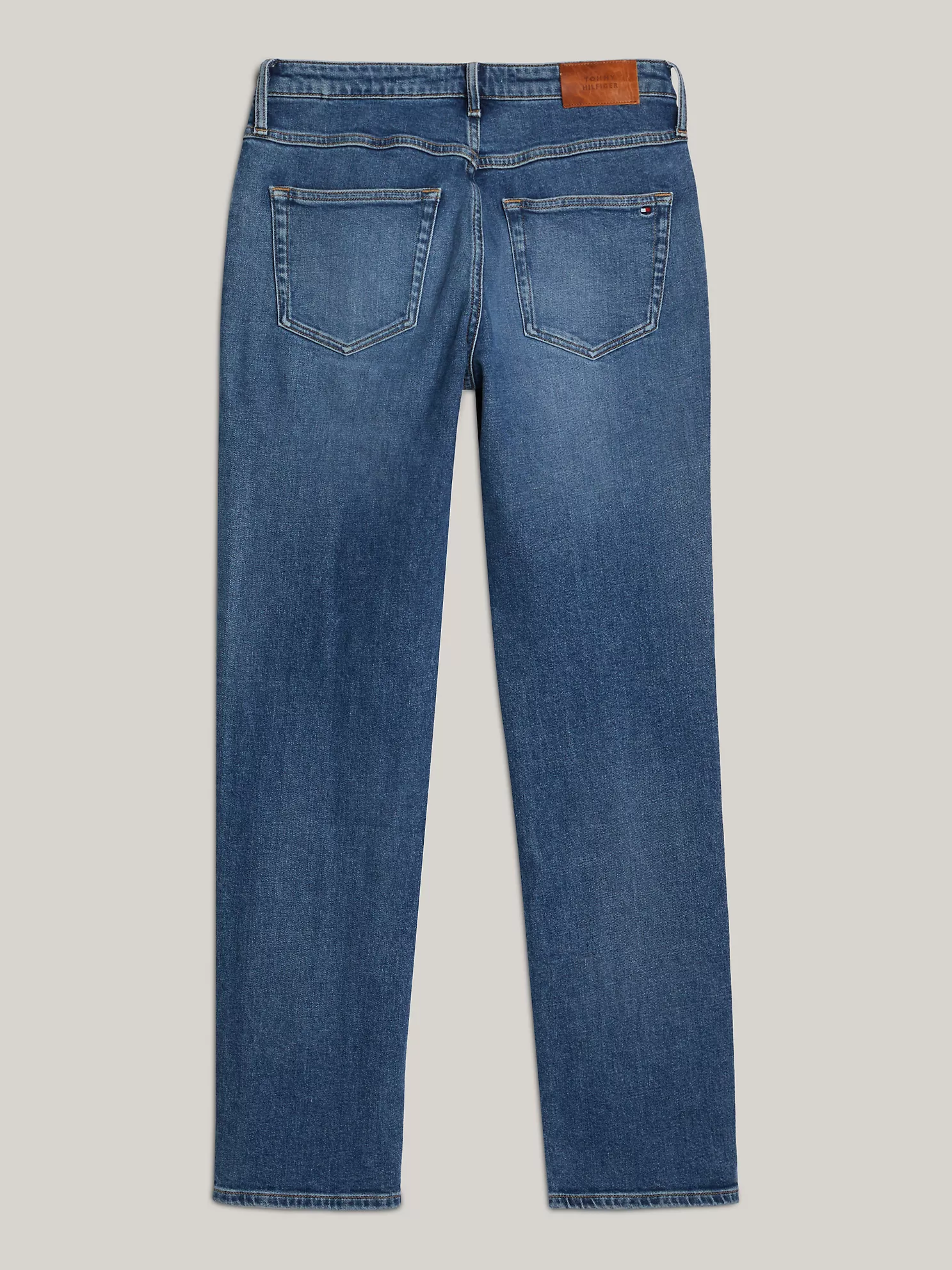 Mid-Rise Straight Fit Light Wash Jean - Denim Blue 5 Mid-Rise Straight Fit Light Wash Jean
- Denim Blue