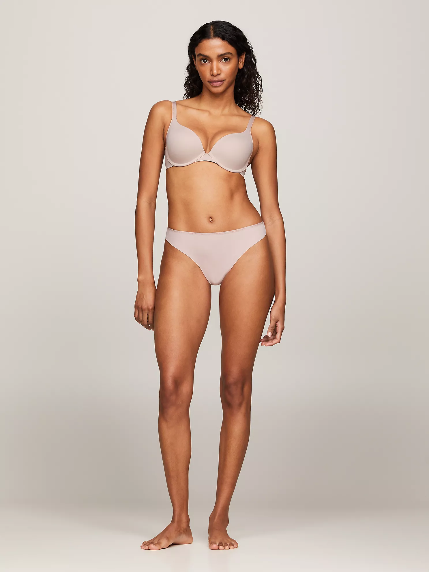 Tommy Logo Push-Up Bra - Balanced Beige 7 Tommy Logo Push-Up Bra
- Balanced Beige