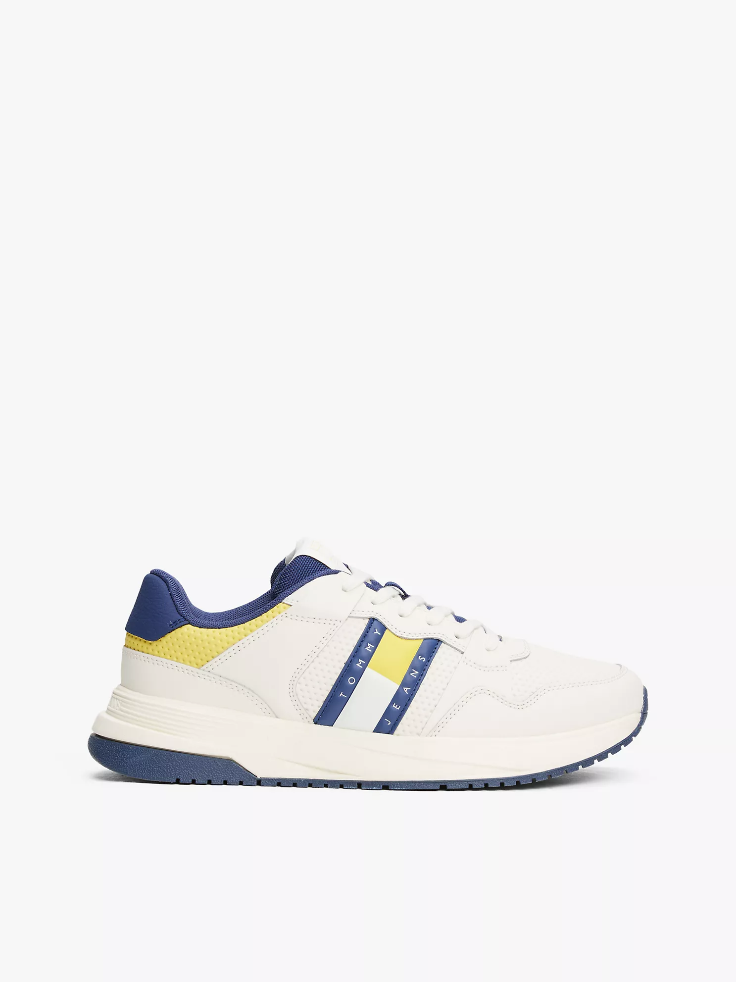 Tommy Jeans Retro Mixed-Media Sneaker - Velvet Blue 1 Tommy Jeans Retro Mixed-Media Sneaker
- Velvet Blue