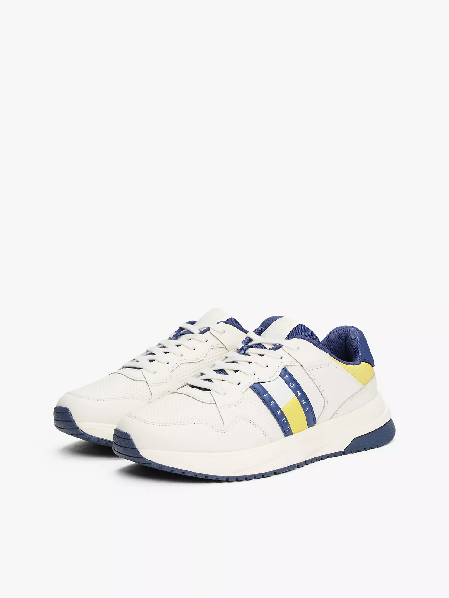 Tommy Jeans Retro Mixed-Media Sneaker - Velvet Blue 9 Tommy Jeans Retro Mixed-Media Sneaker
- Velvet Blue