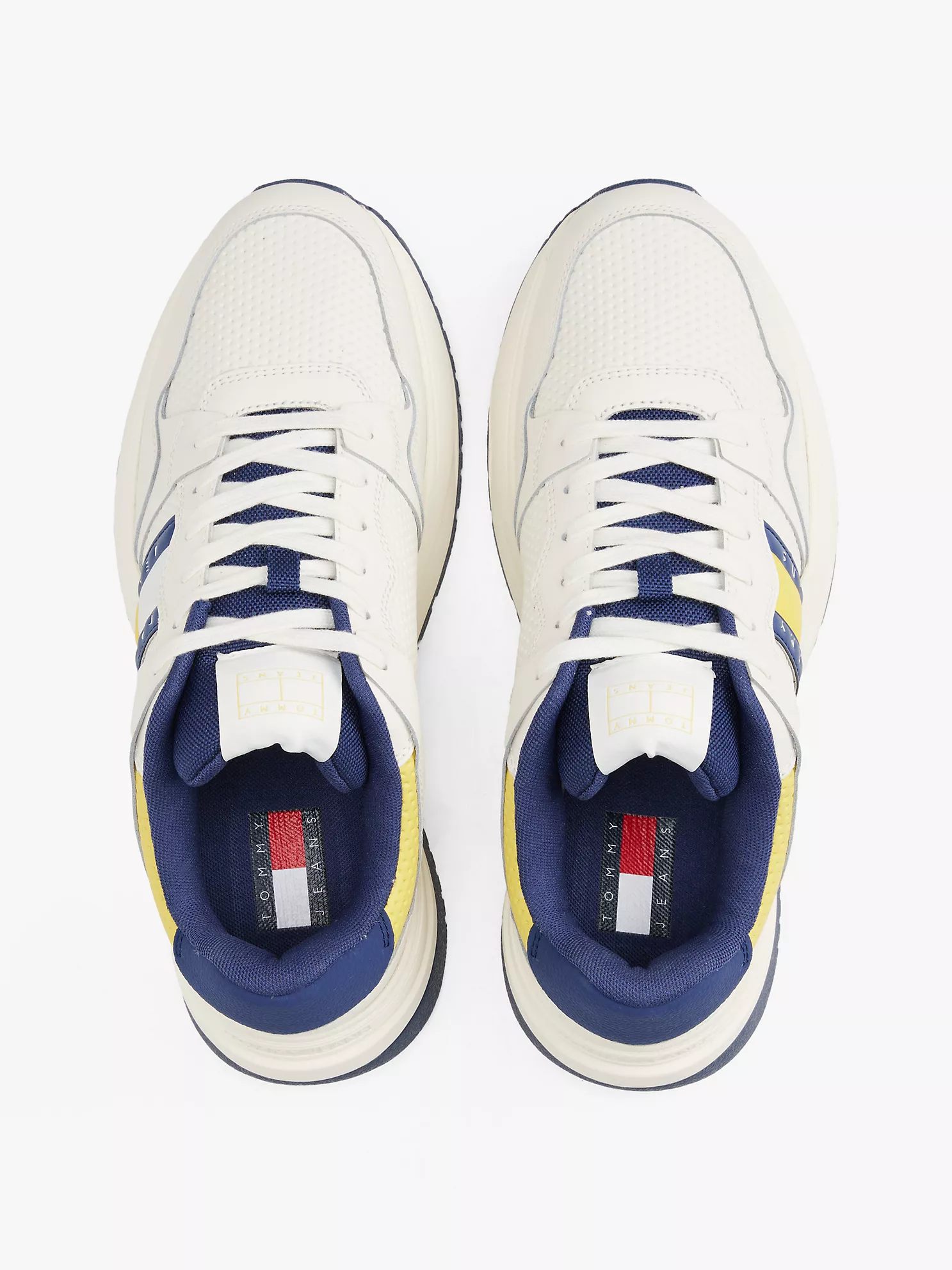 Tommy Jeans Retro Mixed-Media Sneaker - Velvet Blue 10 Tommy Jeans Retro Mixed-Media Sneaker
- Velvet Blue