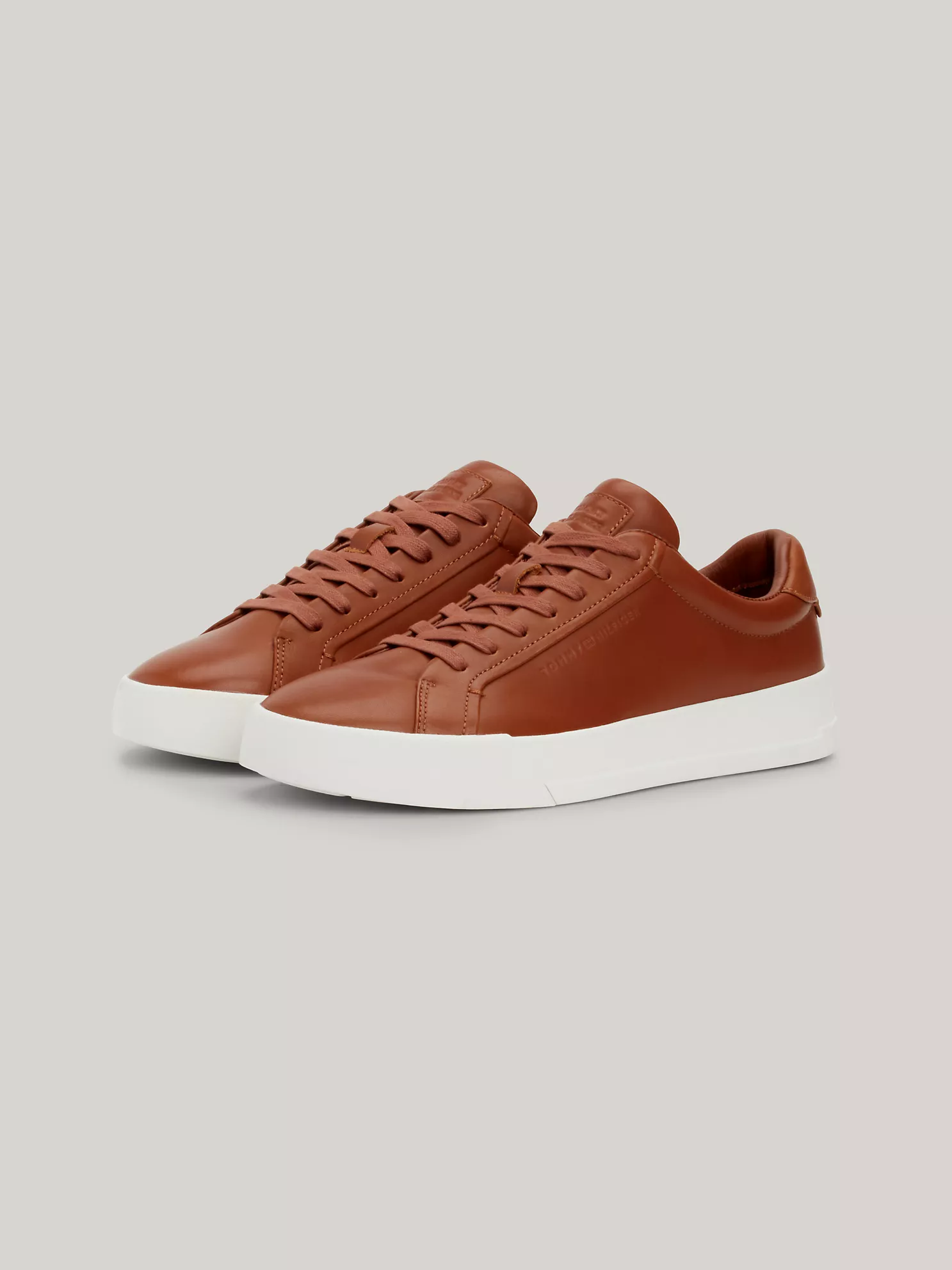 Leather Cupsole Sneaker - Winter Cognac 8 Leather Cupsole Sneaker
- Winter Cognac
