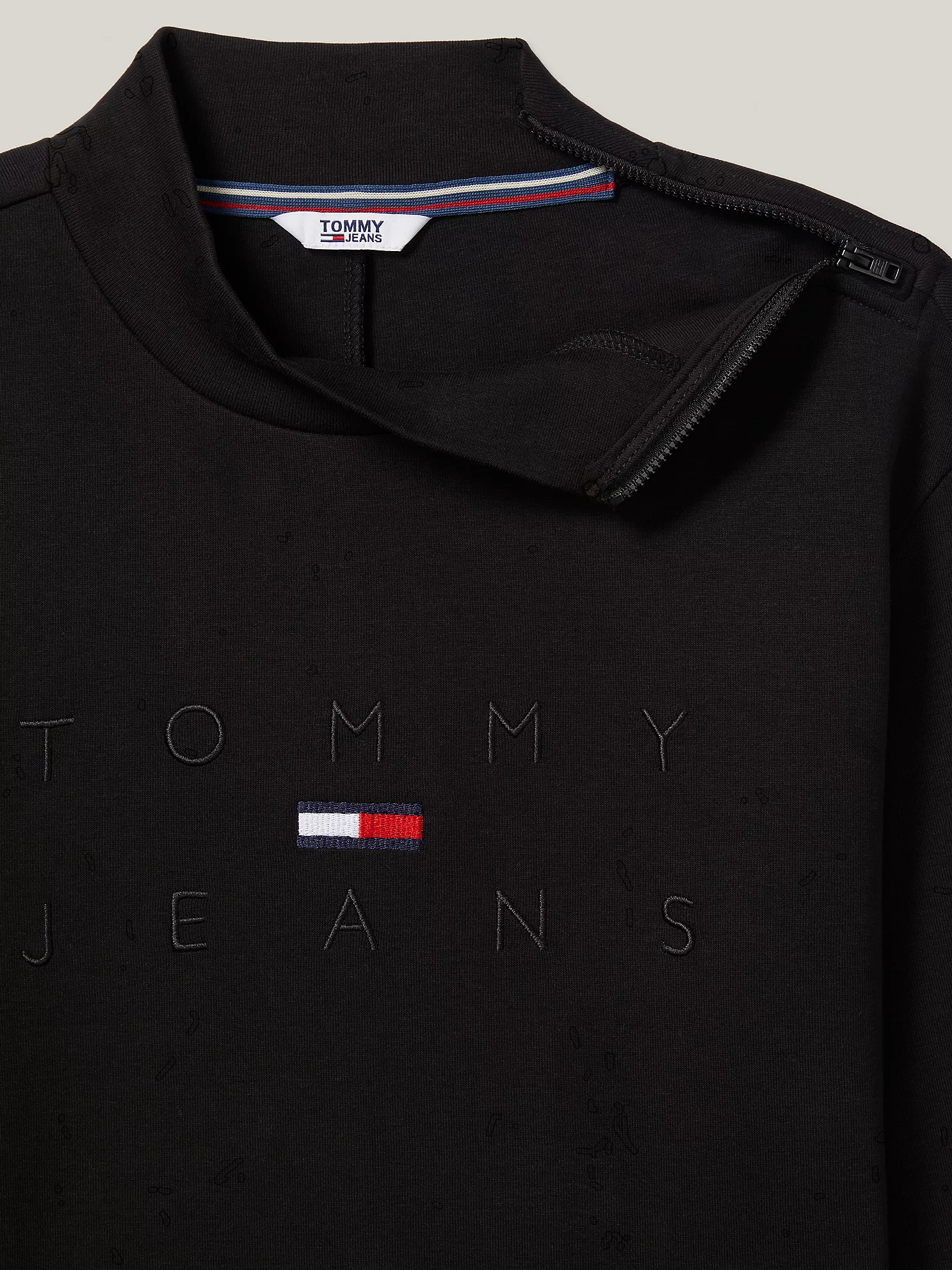 Mockneck Tommy Jeans Dress - Black 6 Mockneck Tommy Jeans Dress
- Black