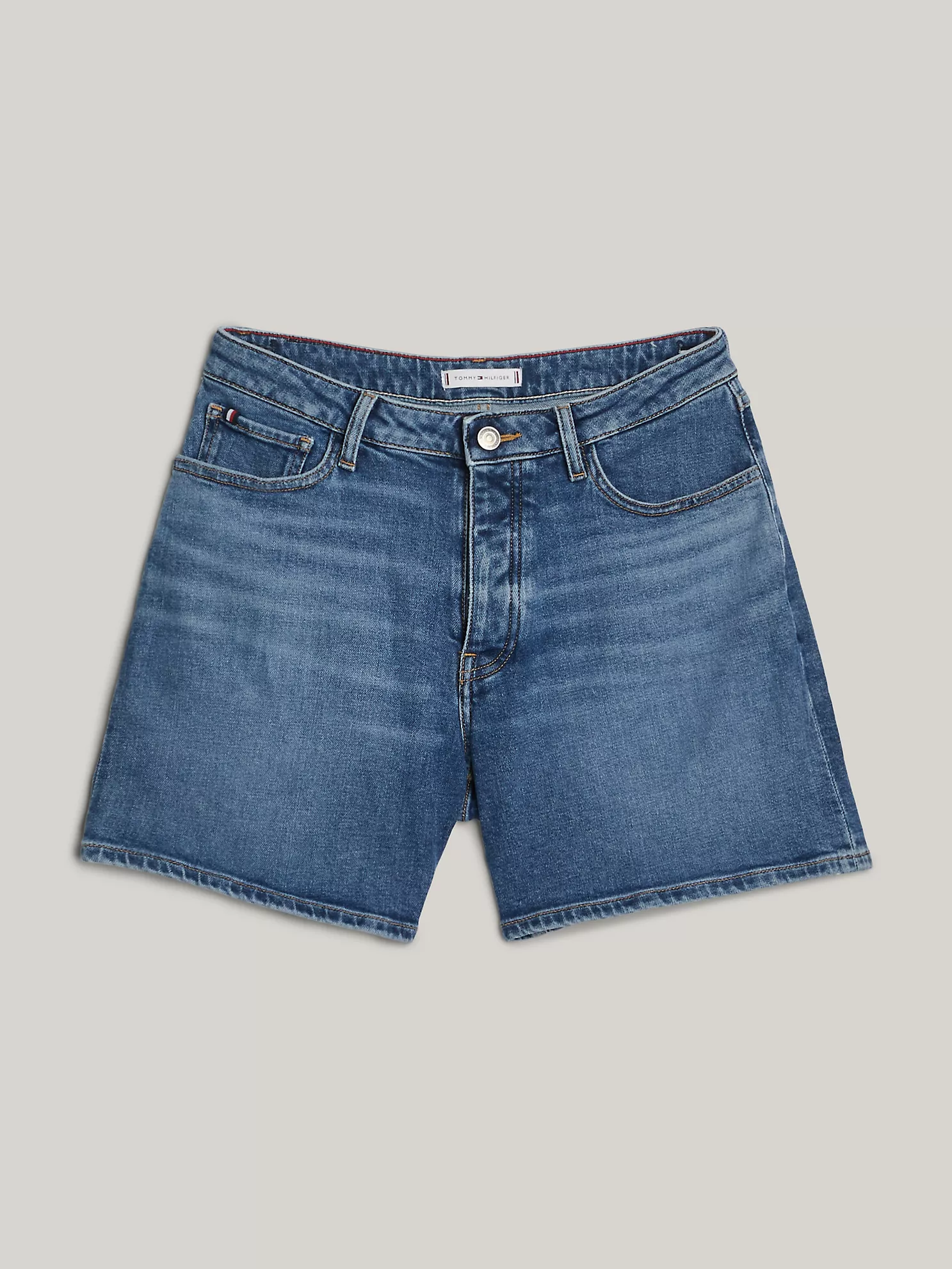 High Rise Denim Short - Denim Blue 1 High Rise Denim Short
- Denim Blue