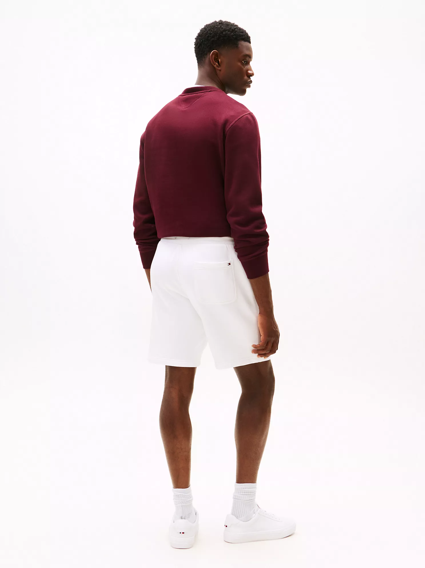 Embroidered Tommy Logo Sweatshort - Fresh White 9 Embroidered Tommy Logo Sweatshort
- Fresh White