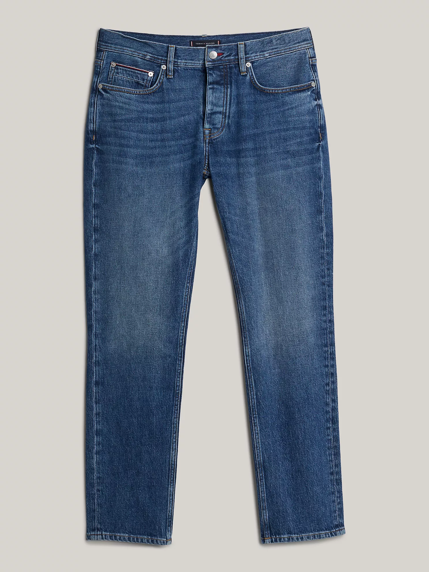 Whiskered Straight Fit Jean - Hiker Indigo 1 Whiskered Straight Fit Jean
- Hiker Indigo