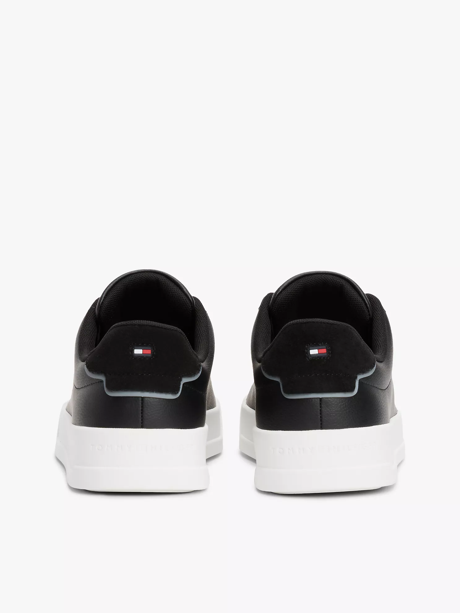 Coated Leather Court Sneaker - Black 11 Coated Leather Court Sneaker
- Black