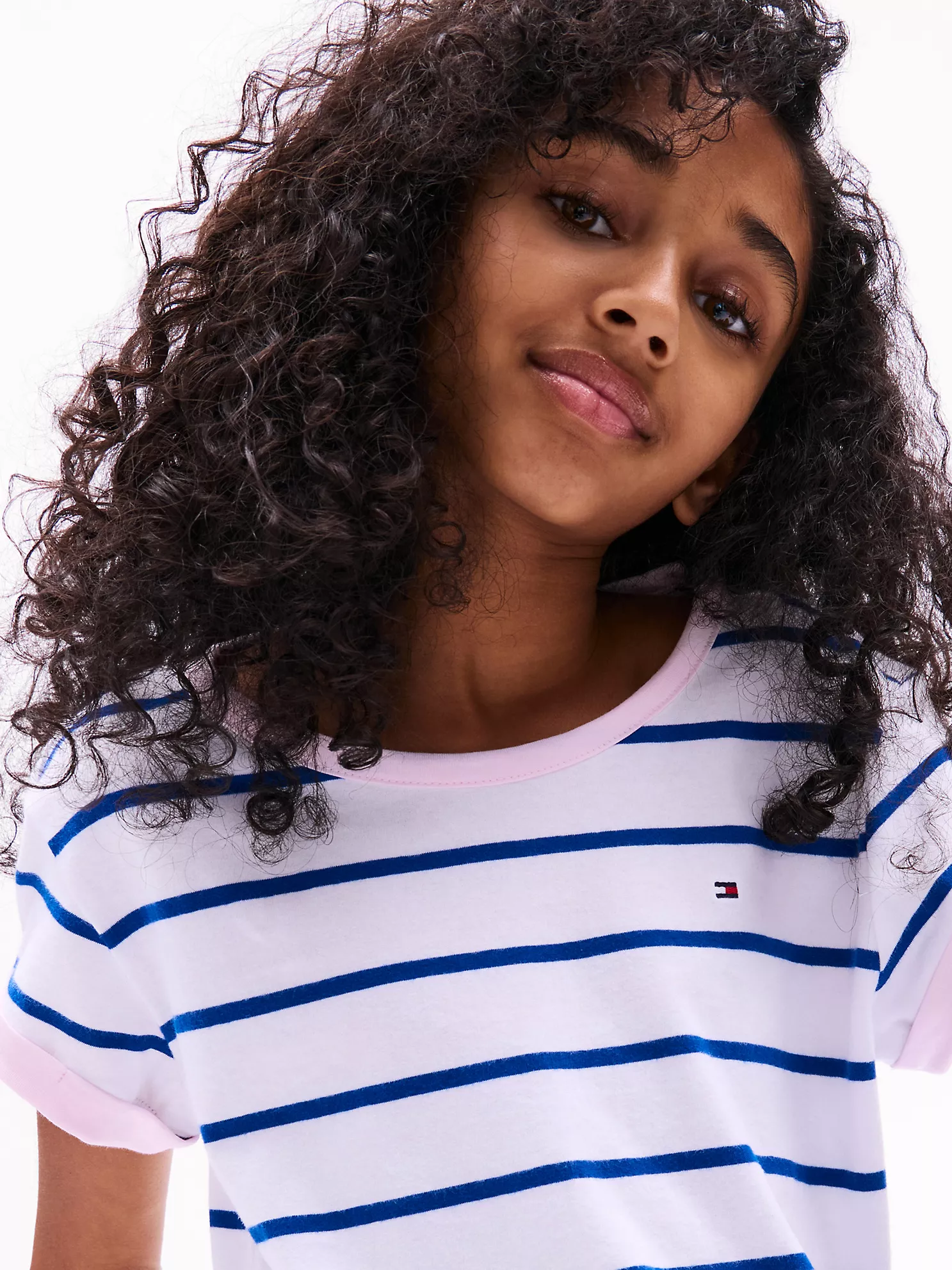 Kids' Stripe Knot-Hem T-Shirt - Optic White Stripe 7 Kids' Stripe Knot-Hem T-Shirt
- Optic White Stripe