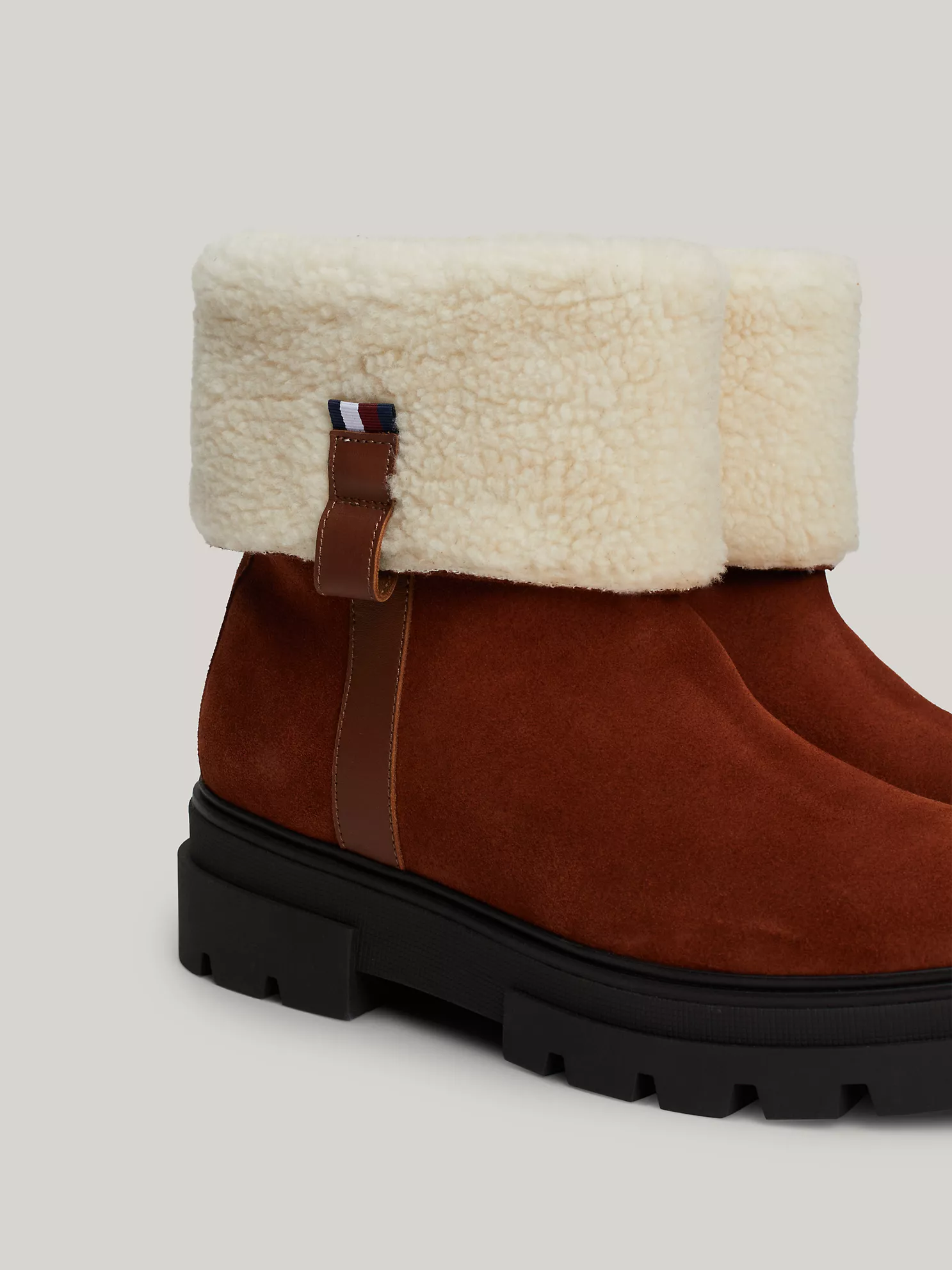 Lined Suede Roll-Down Boot - Cognac Brown 14 Lined Suede Roll-Down Boot
- Cognac Brown