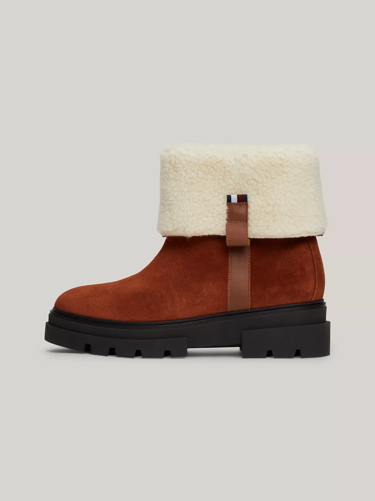 Lined Suede Roll-Down Boot - Cognac Brown 15 Lined Suede Roll-Down Boot
- Cognac Brown