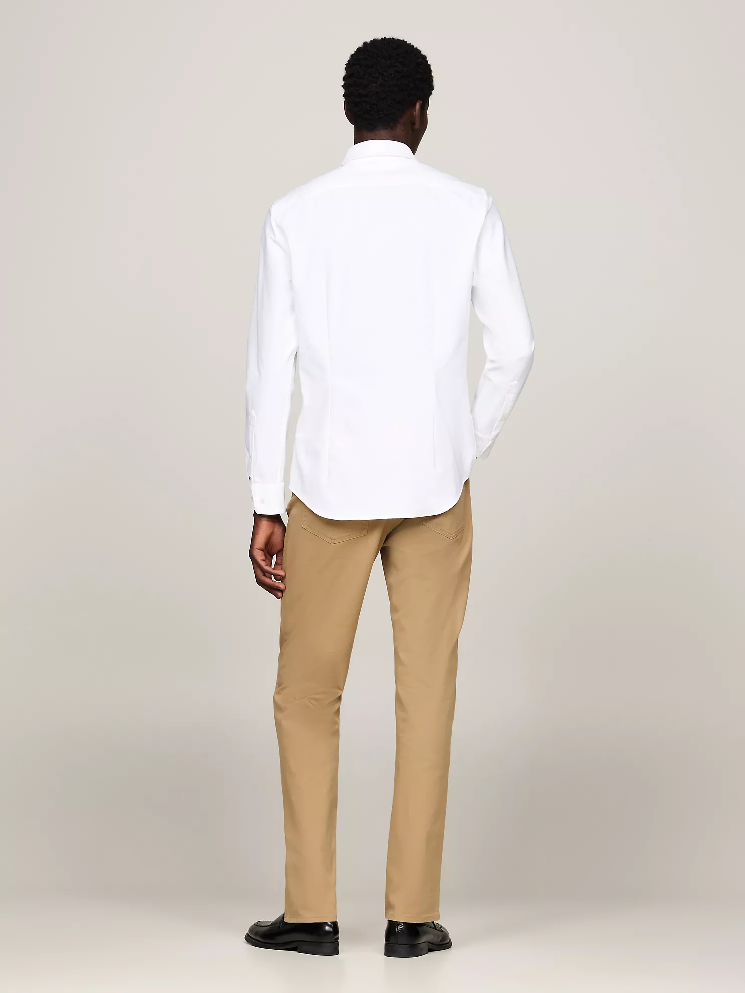 Slim Fit Solid Dress Shirt - Optic White 8 Slim Fit Solid Dress Shirt
- Optic White