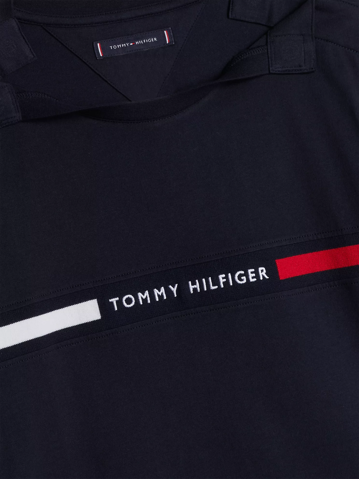 Stripe Logo T-Shirt - Navy 6 Stripe Logo T-Shirt
- Navy