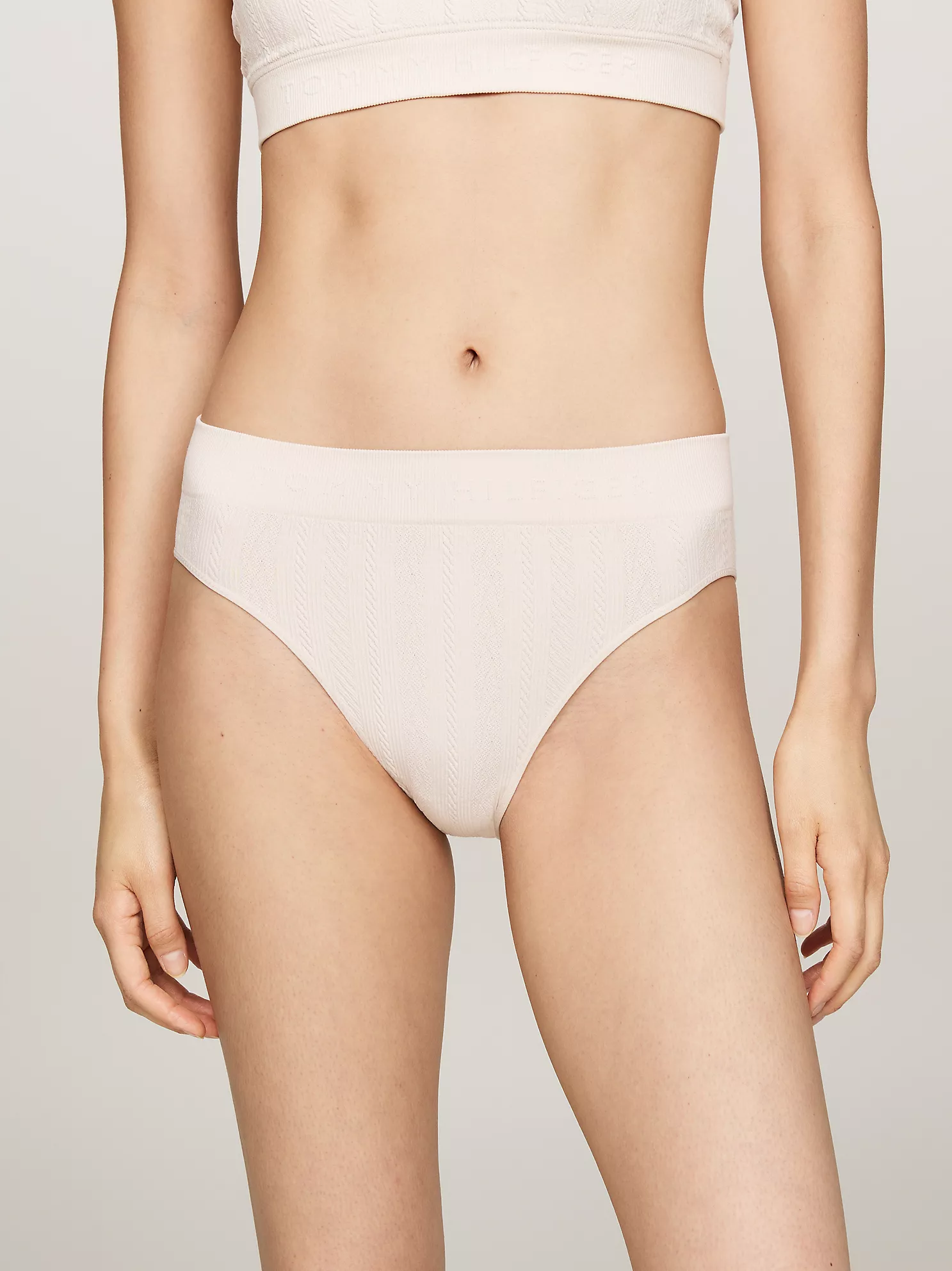 Logo Knit Bikini - Cashmere Creme 1 Logo Knit Bikini
- Cashmere Creme