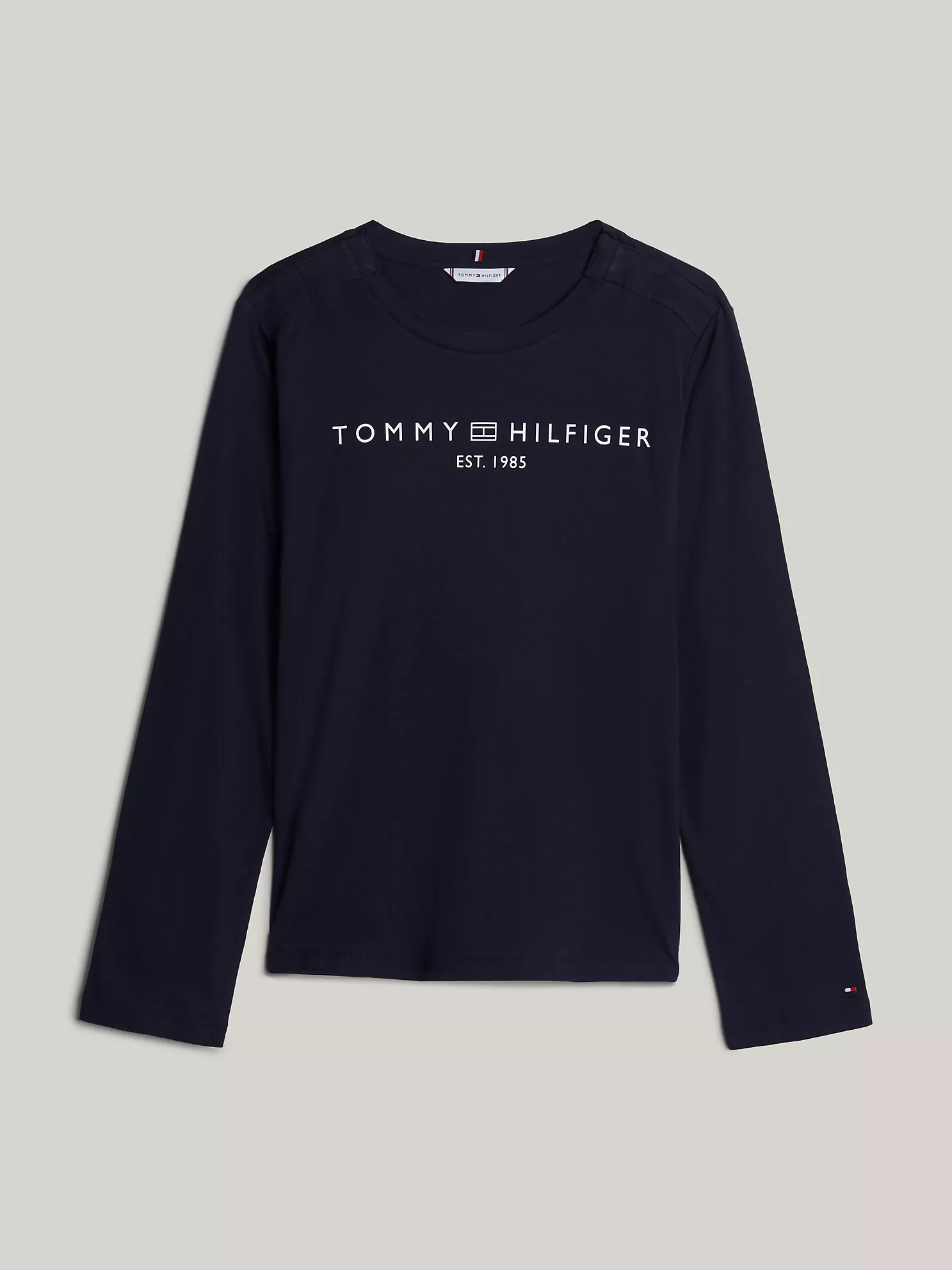 Hilfiger Logo Long-Sleeve T-Shirt - Navy 1 Hilfiger Logo Long-Sleeve T-Shirt
- Navy
