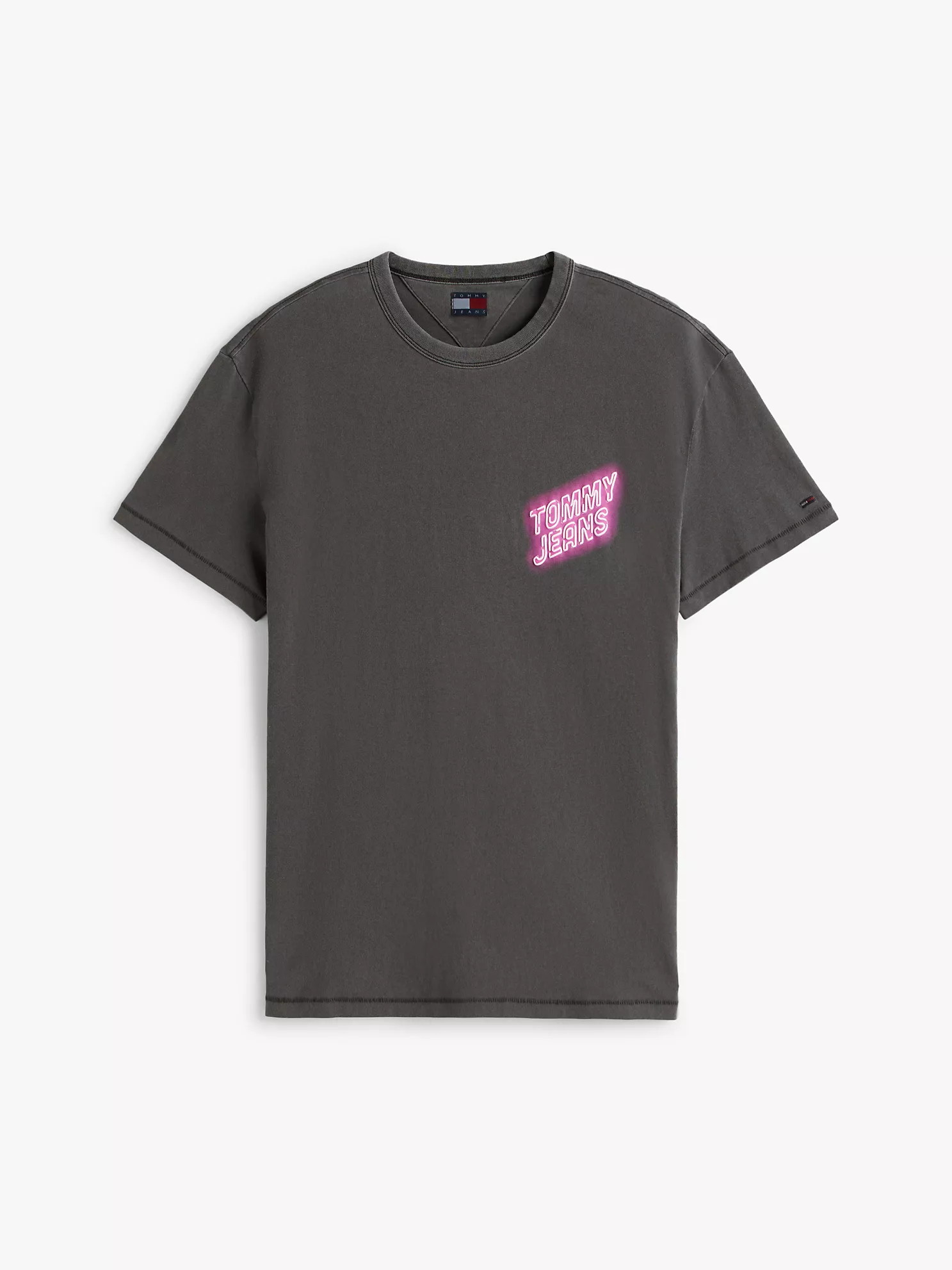 Tommy Jeans Neon Logo T-Shirt - Black 10 Tommy Jeans Neon Logo T-Shirt
- Black