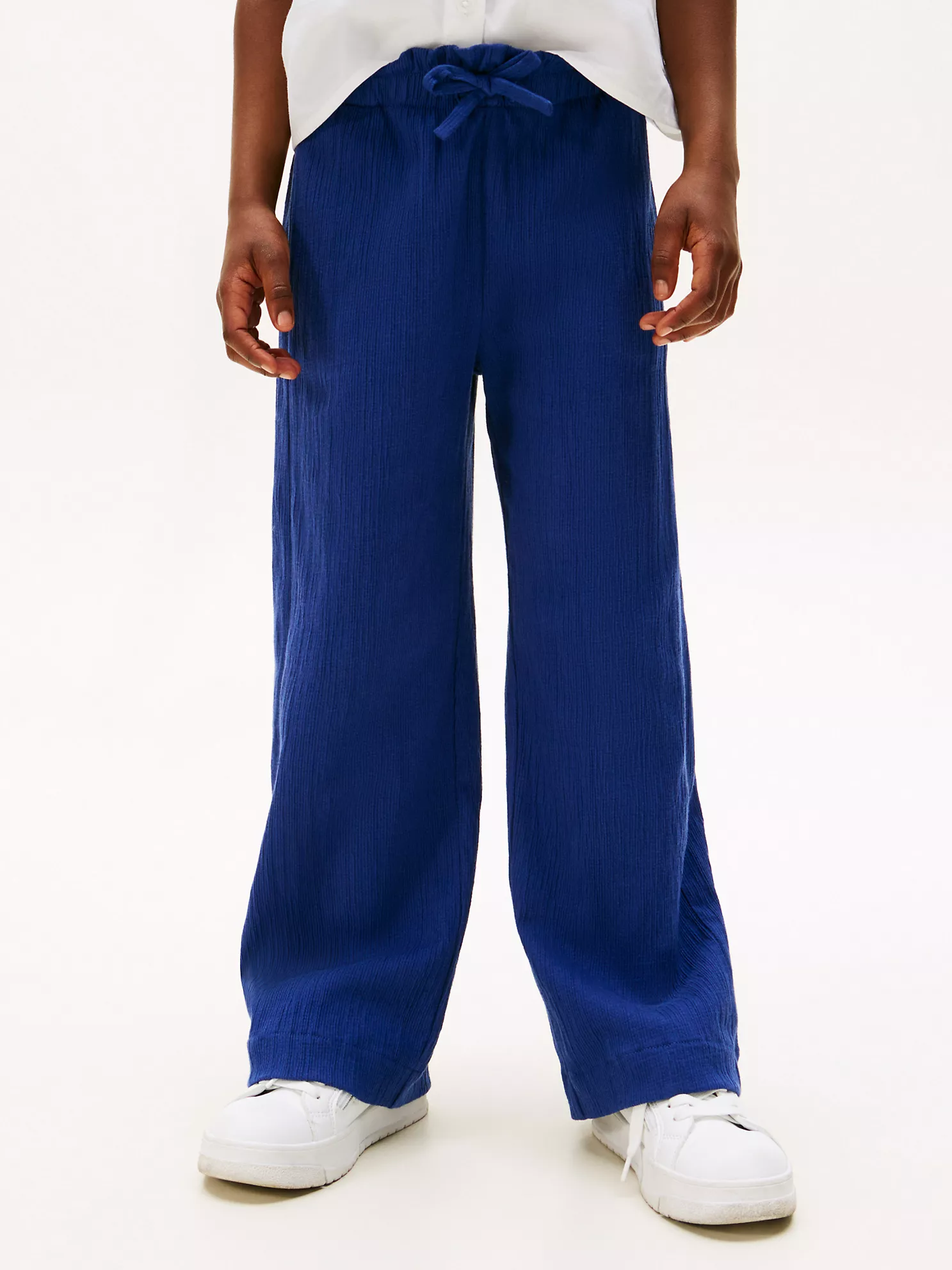 Kids' Wide-Leg Stretchy Gauze Pant - Blue Ink 7 Kids' Wide-Leg Stretchy Gauze Pant
- Blue Ink