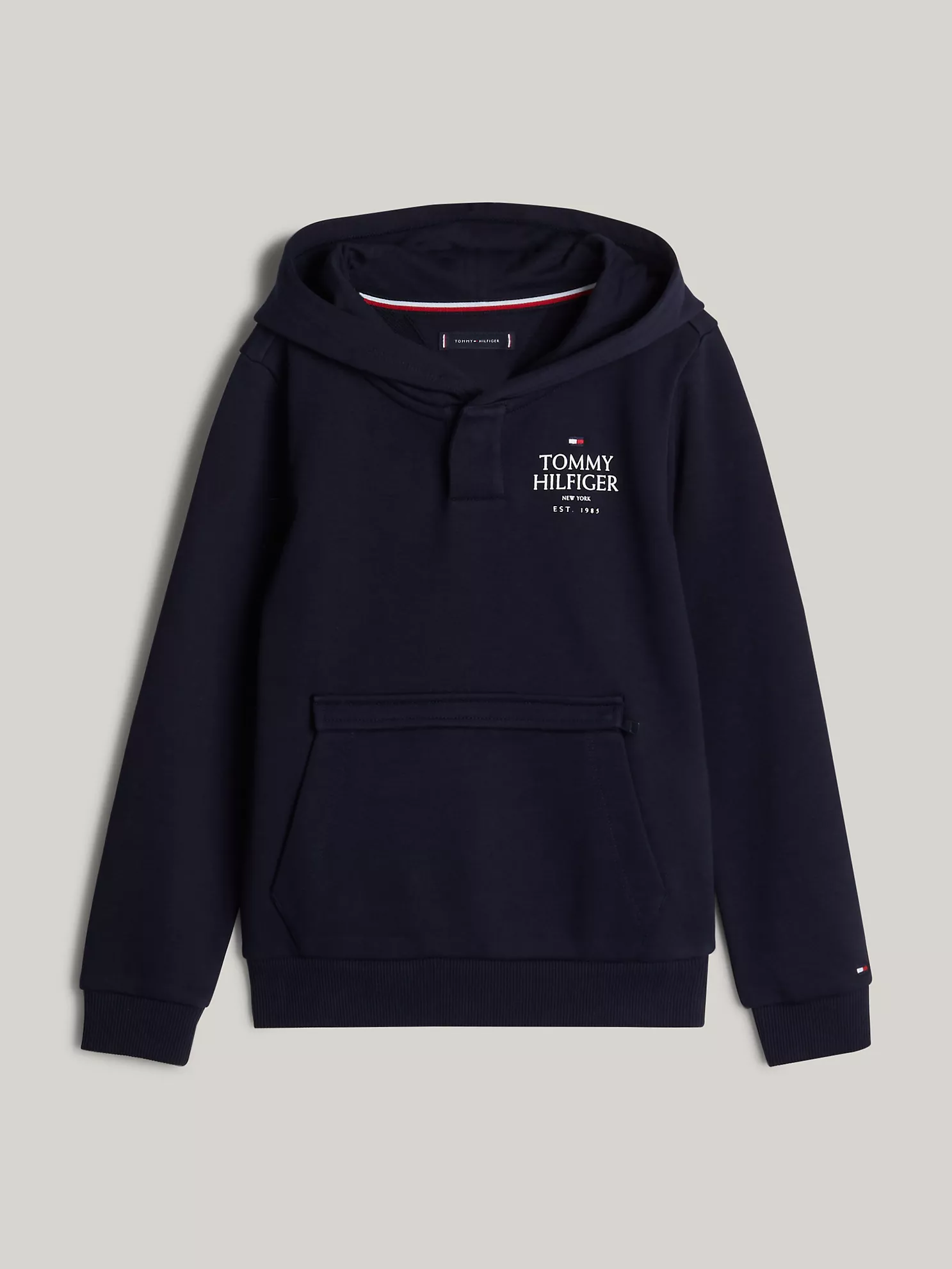 Kids' Embroidered Logo Hoodie - Navy 1 Kids' Embroidered Logo Hoodie
- Navy