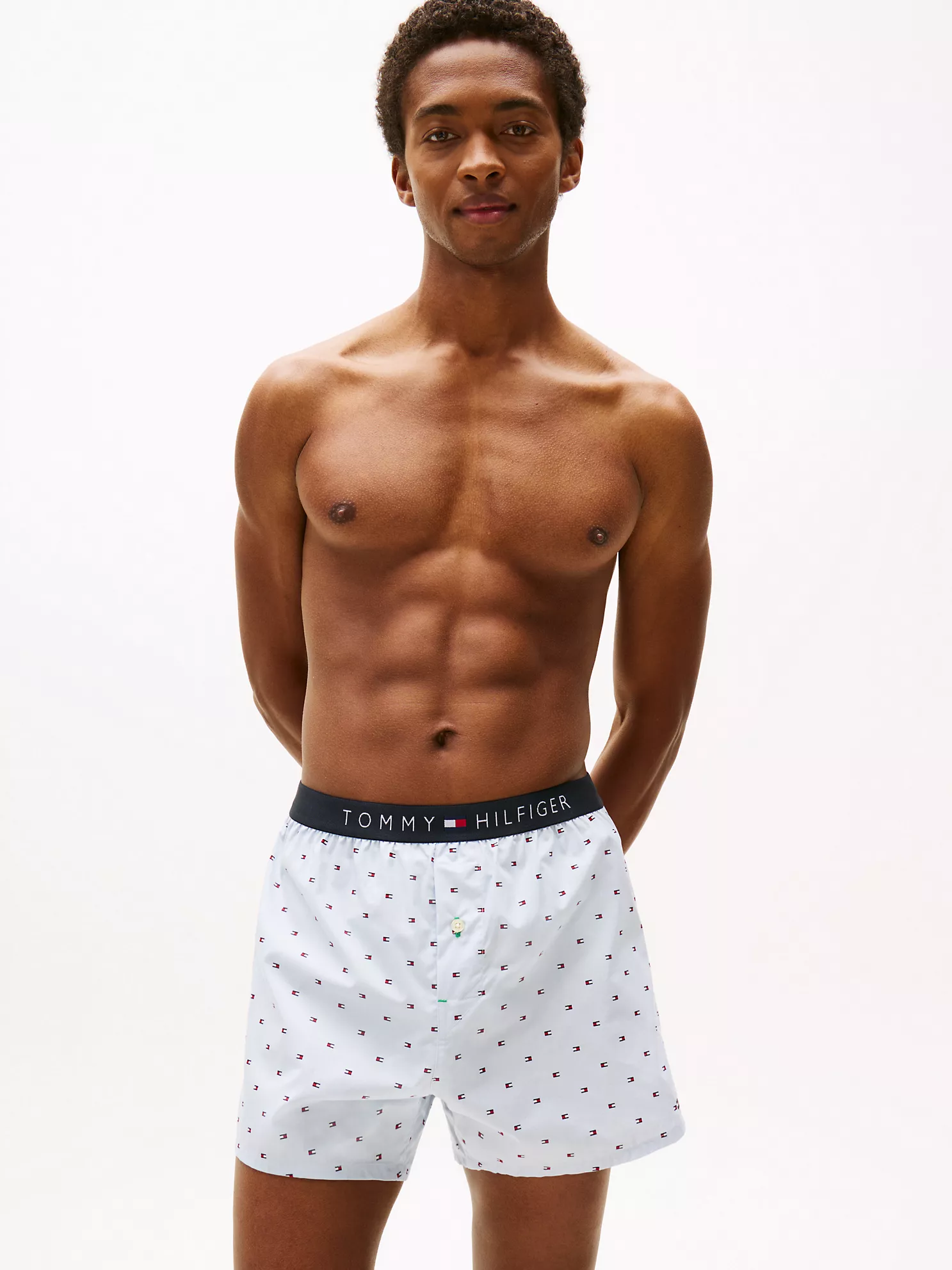 Slim Fit Woven Boxer - Ice 7 Slim Fit Woven Boxer
- Ice
