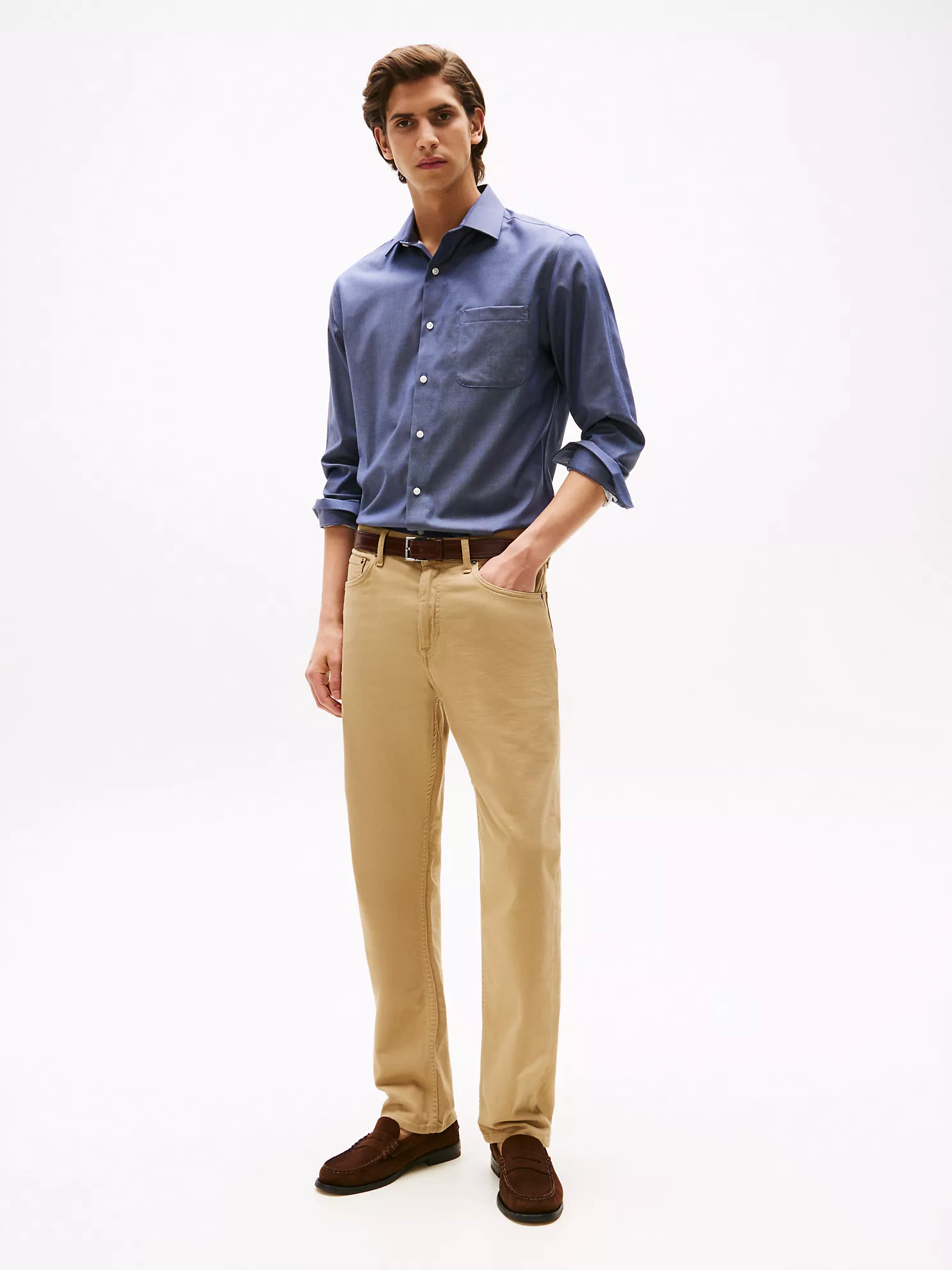 Regular Fit THFlex Dress Shirt - Peacoat 8 Regular Fit THFlex Dress Shirt
- Peacoat