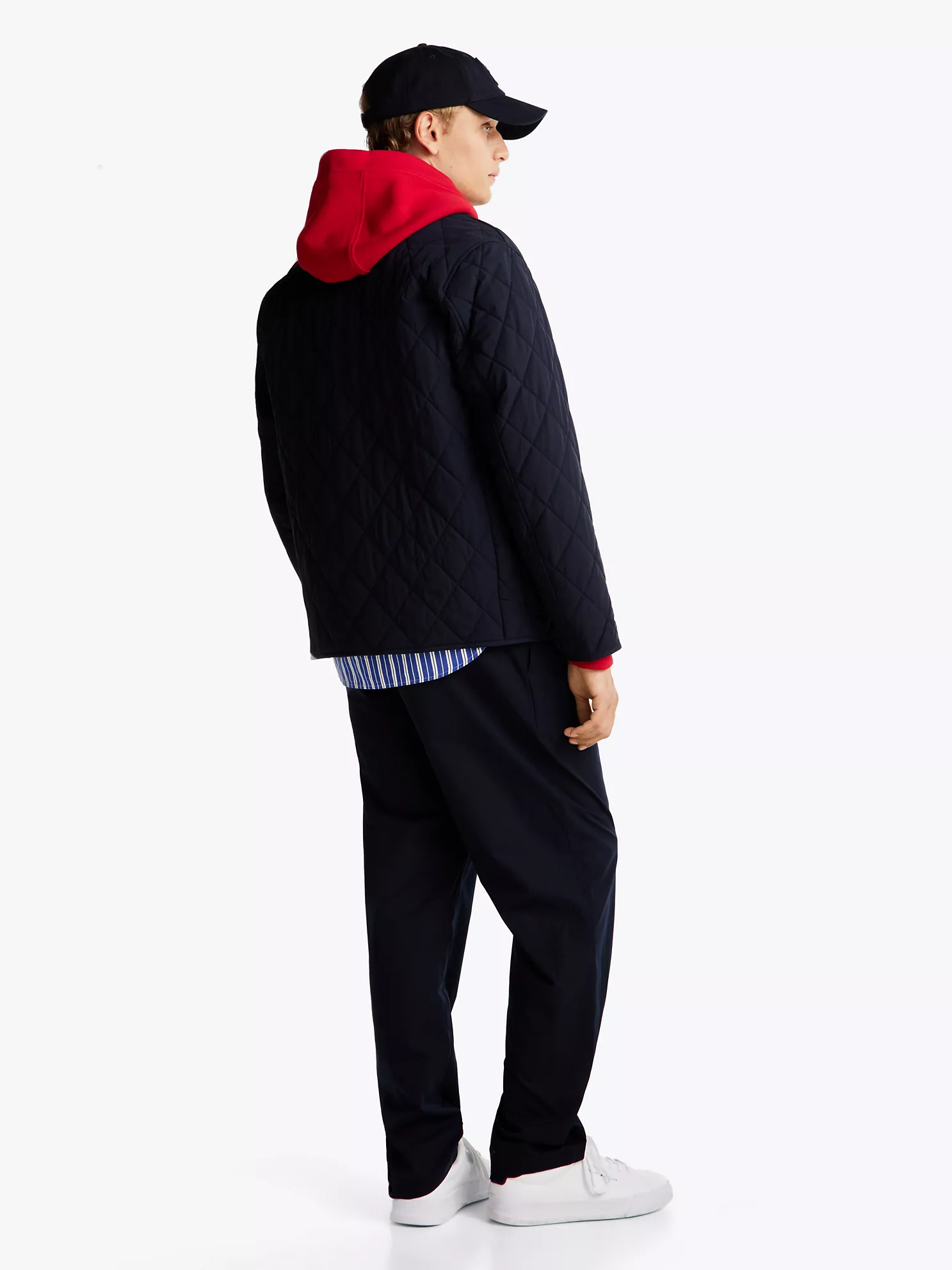 Diamond Quilted Chore Jacket - Navy 8 Diamond Quilted Chore Jacket
- Navy
