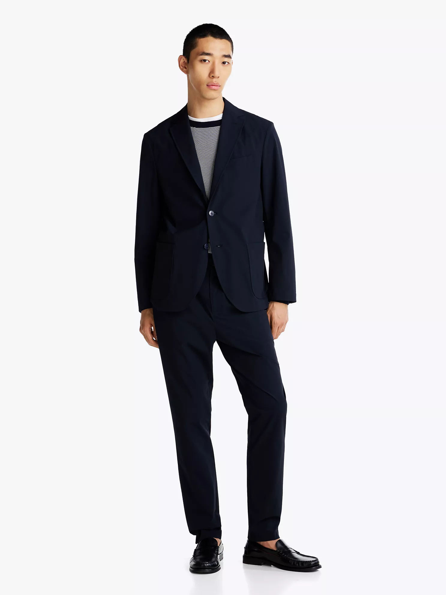 Water-Repellent Tech Blazer - Navy 6 Water-Repellent Tech Blazer
- Navy