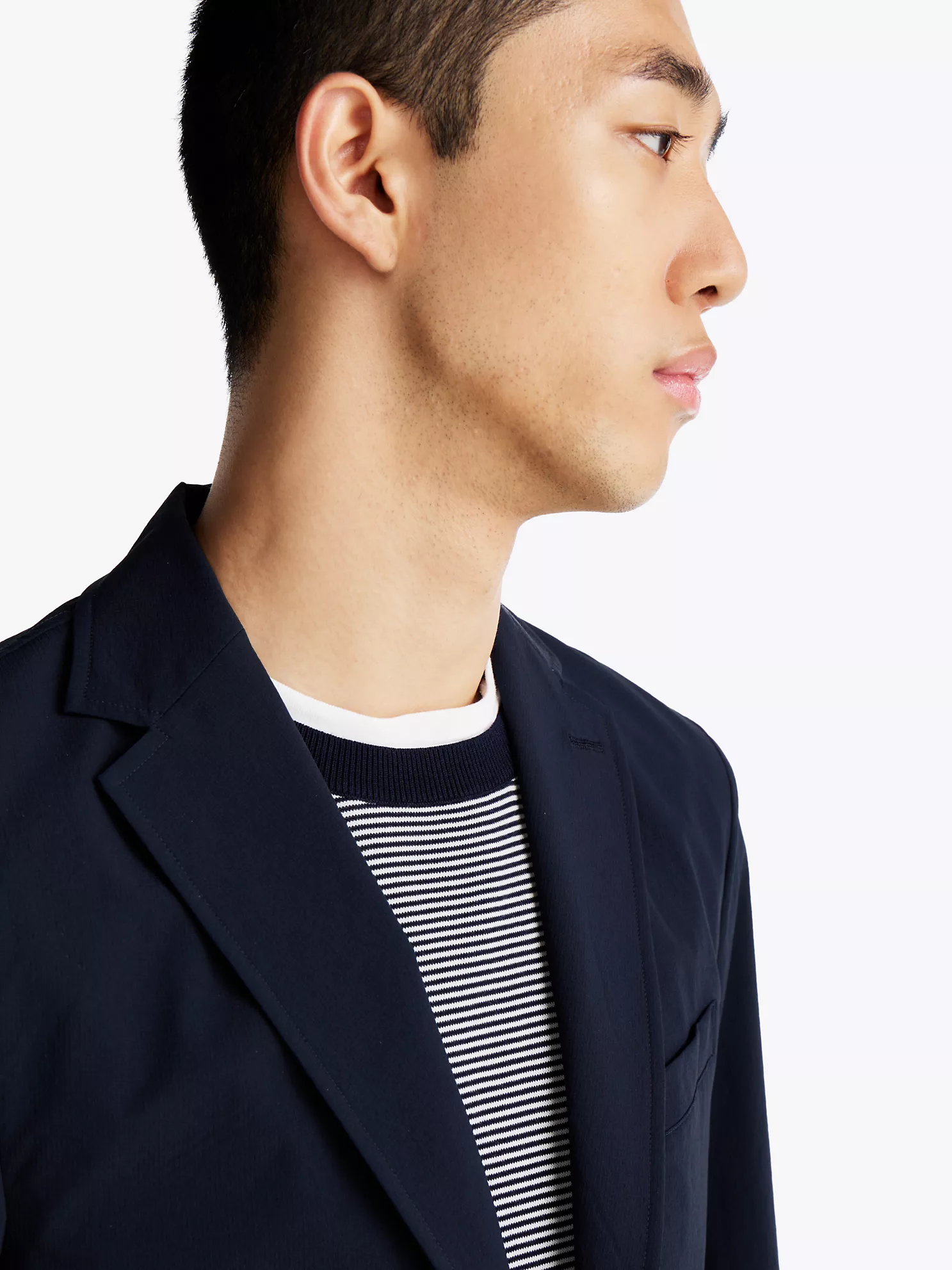 Water-Repellent Tech Blazer - Navy 7 Water-Repellent Tech Blazer
- Navy