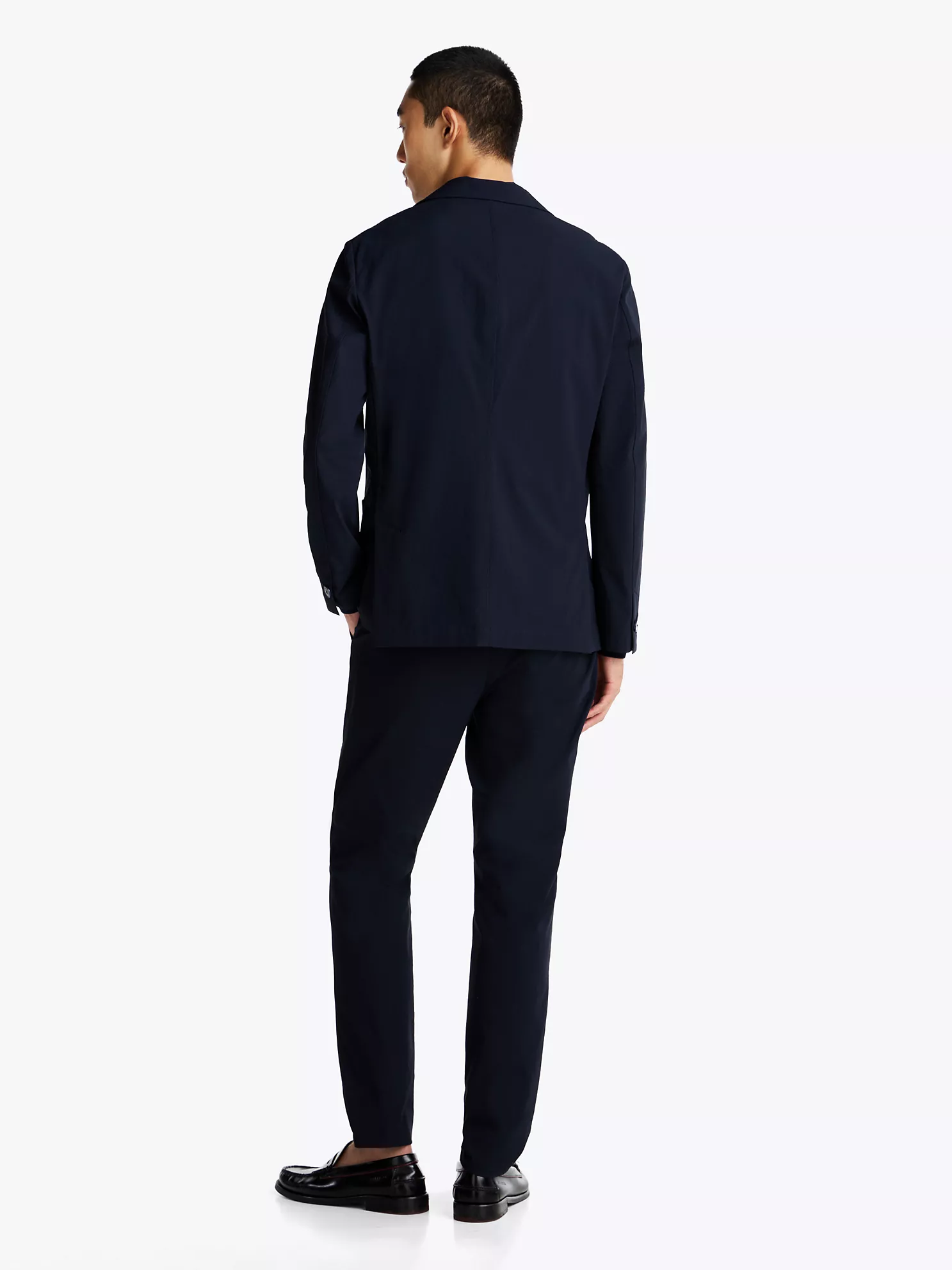 Water-Repellent Tech Blazer - Navy 8 Water-Repellent Tech Blazer
- Navy