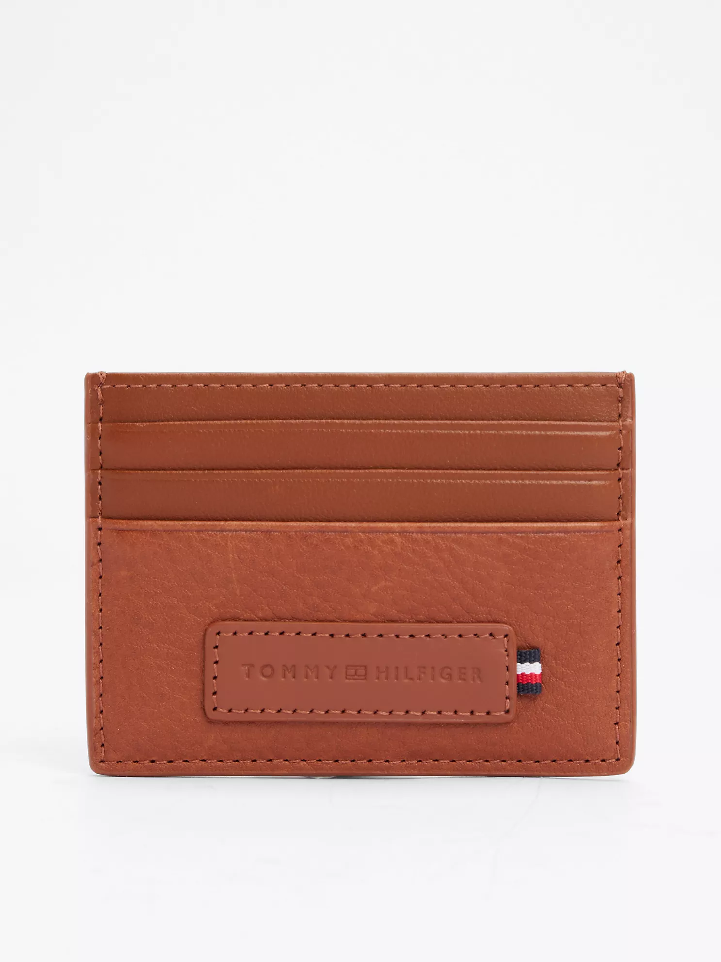 Tommy Logo Leather Card Holder - Winter Cognac 1 Tommy Logo Leather Card Holder
- Winter Cognac